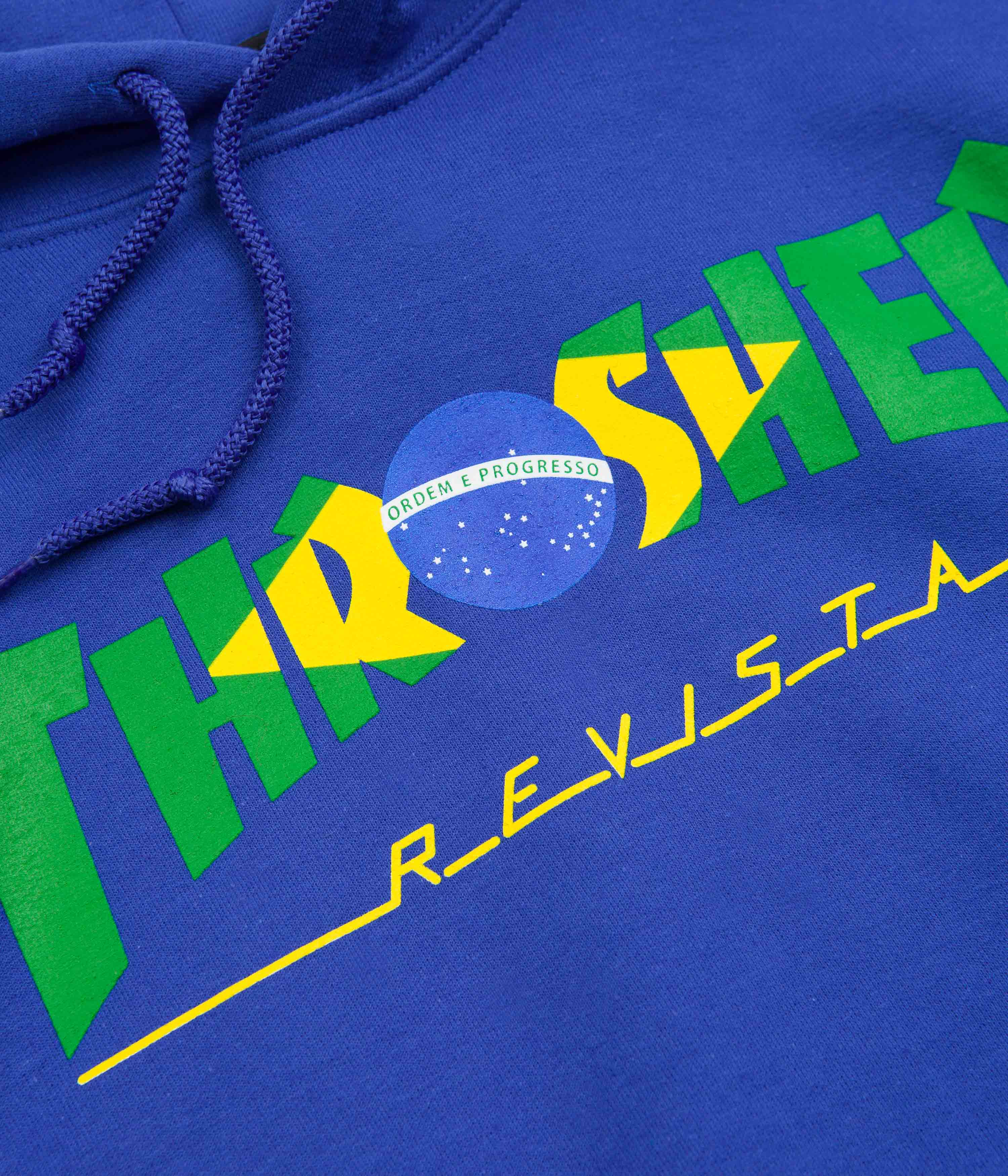 Thrasher Brazil Revista Hoodie - Royal - Image 3