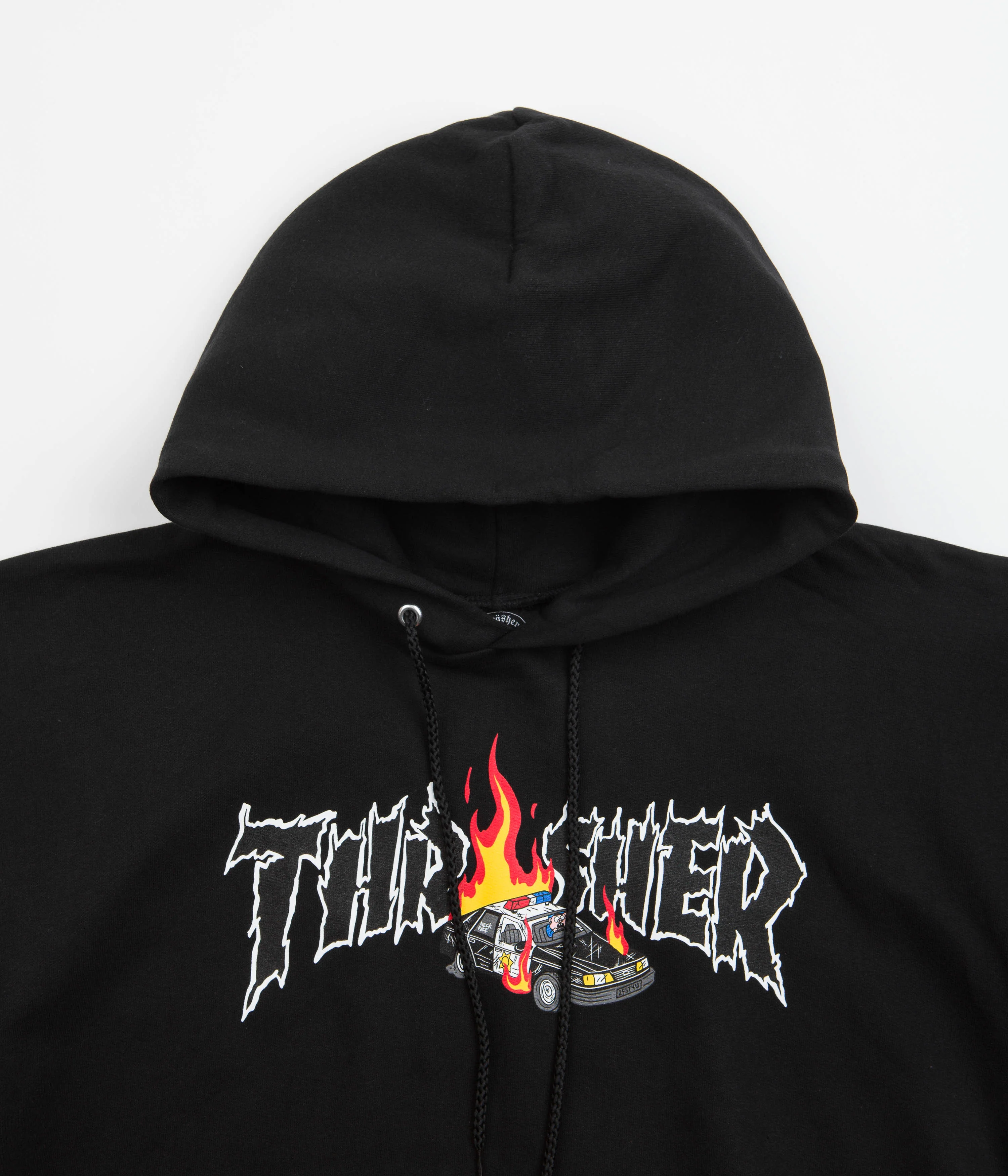 Thrasher Cop Car Hoodie - Black - Image 4