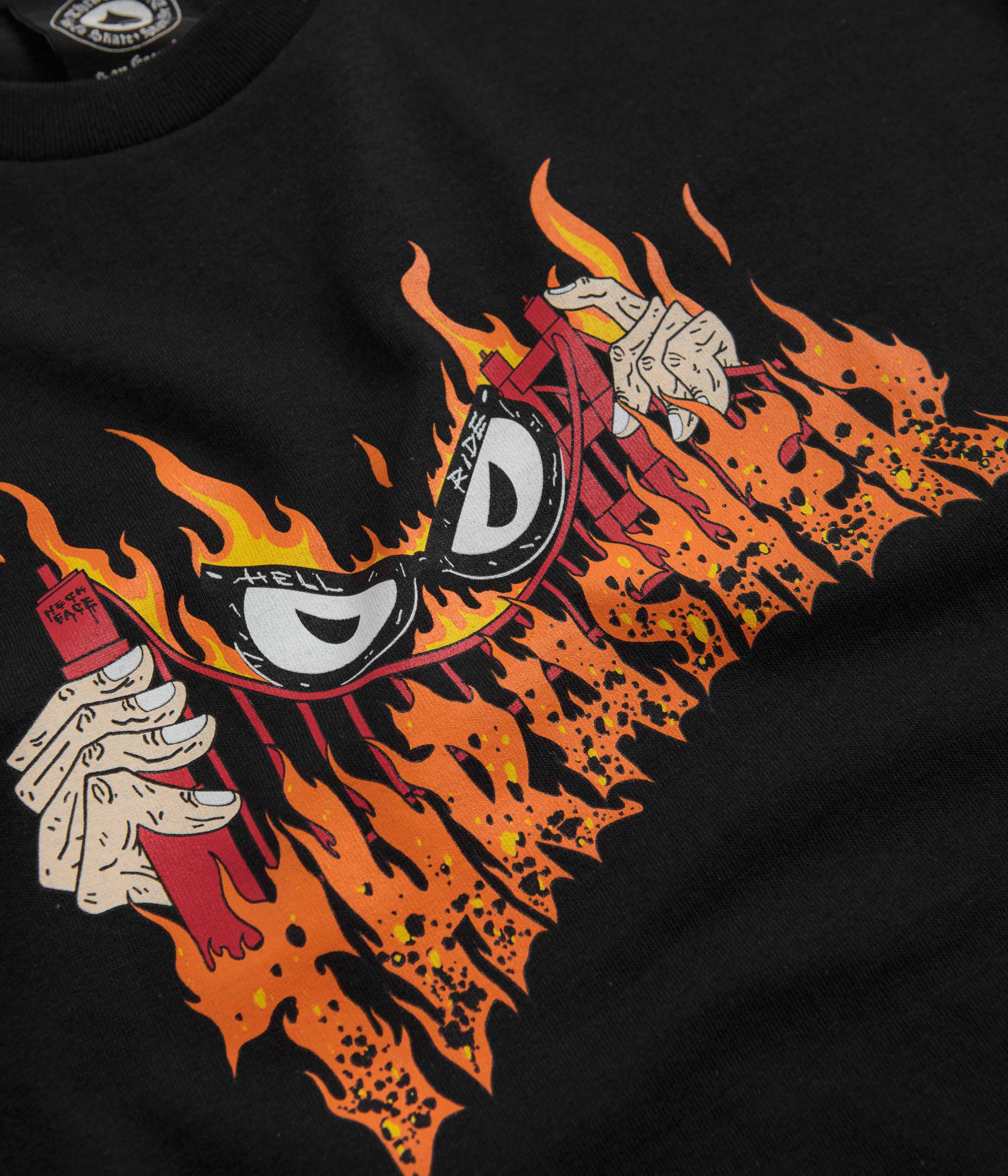 Thrasher Sucka Free By Neckface T-Shirt - Black - Image 2