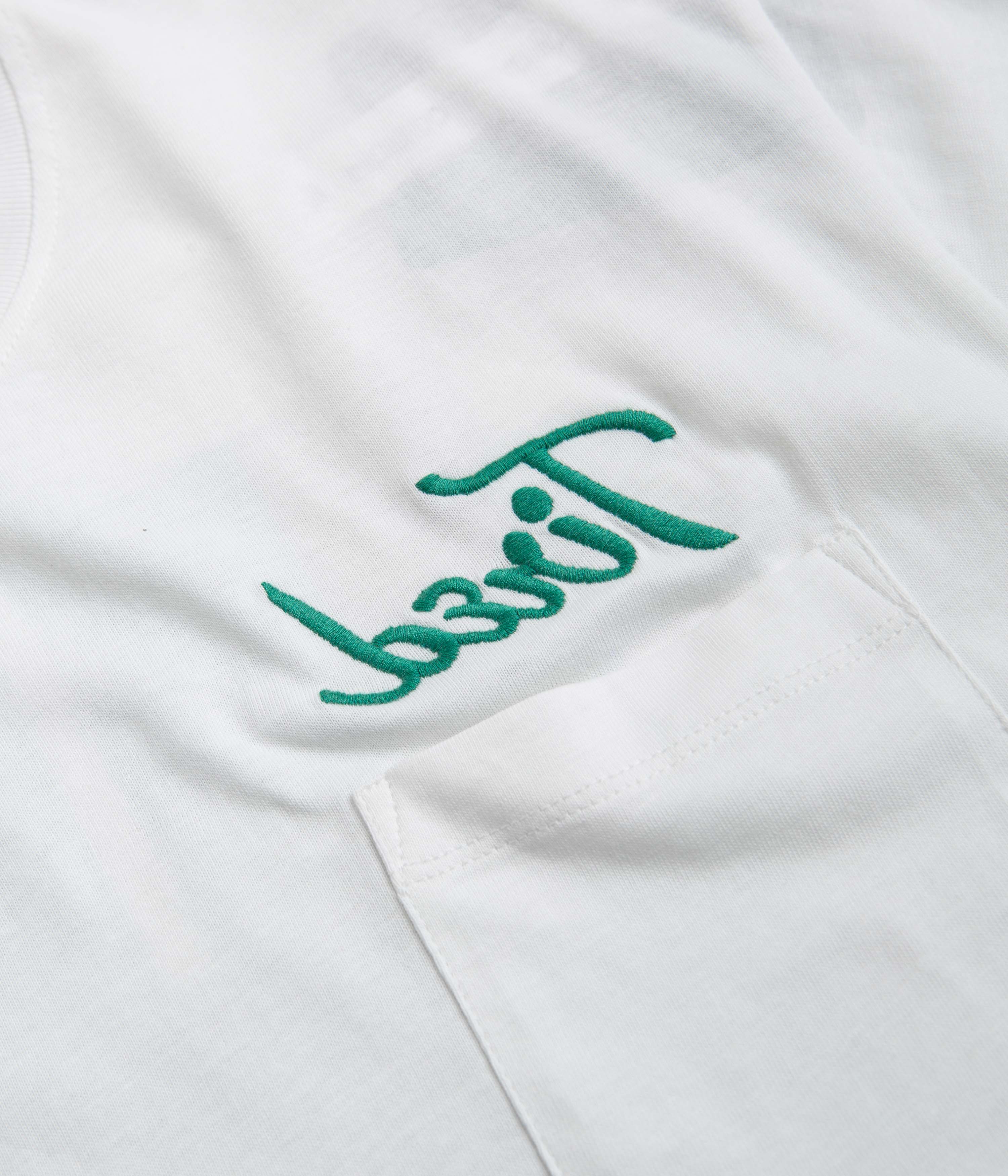 Tired Workstation Pocket T-Shirt - White - Image 3