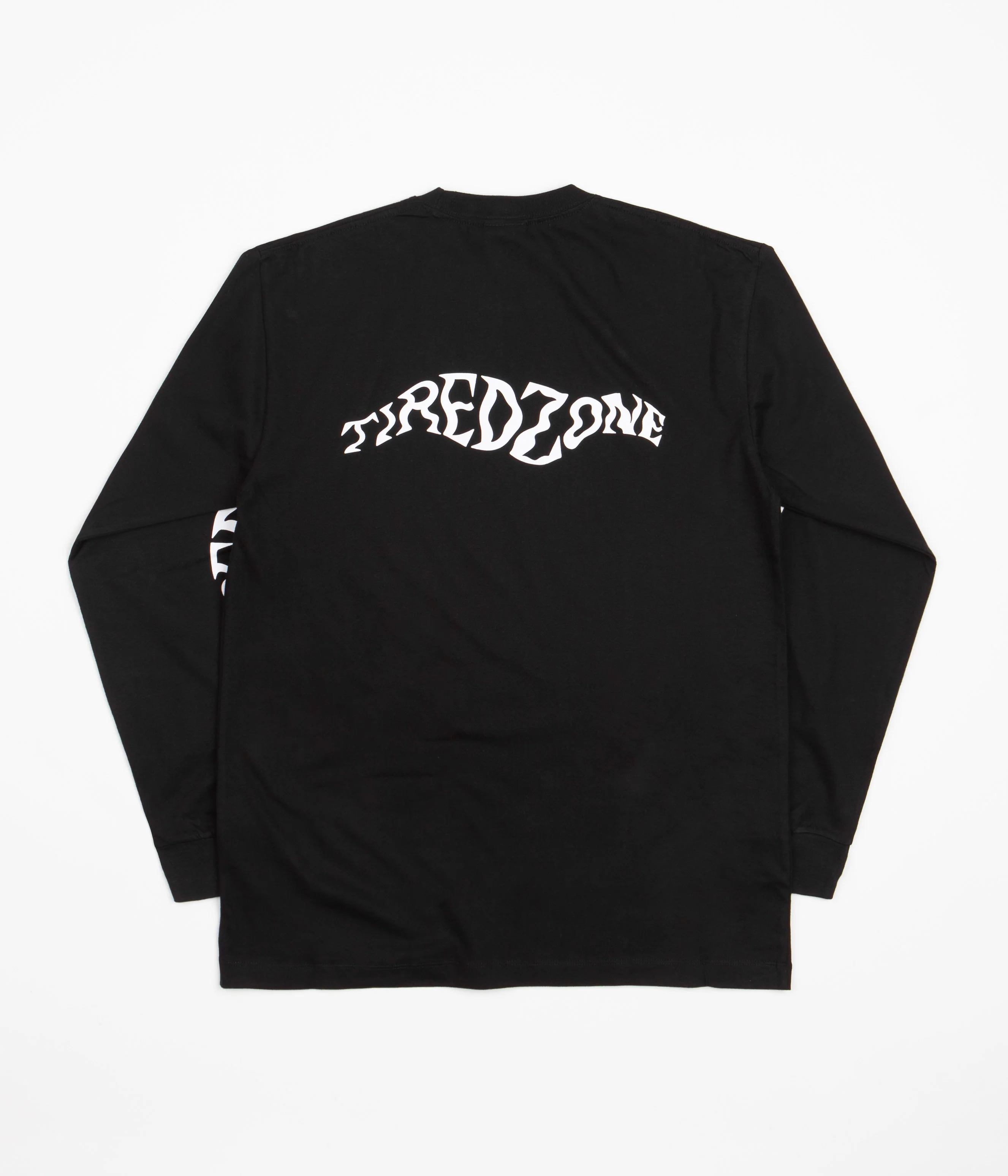 Tired Zone Long Sleeve T-Shirt - Black - Image 2