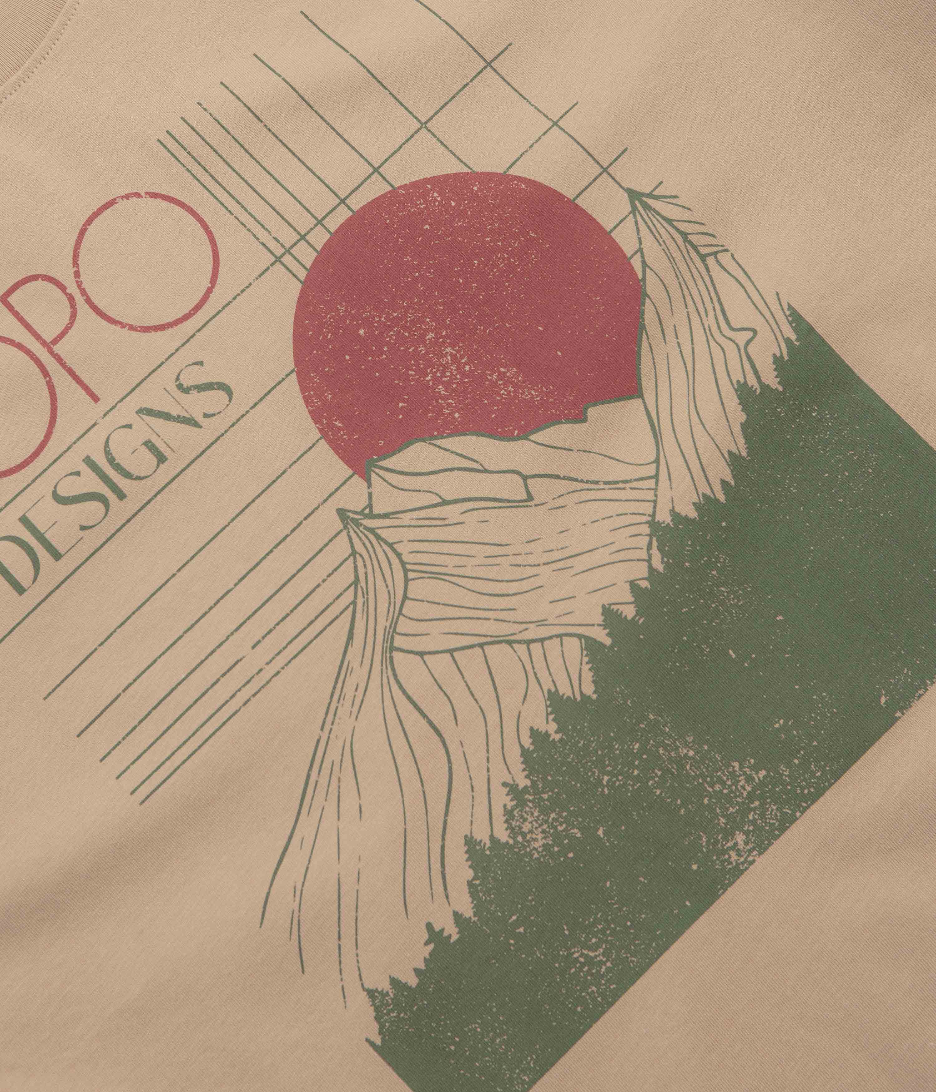 Topo Designs Horizon T-Shirt - Sahara - Image 2