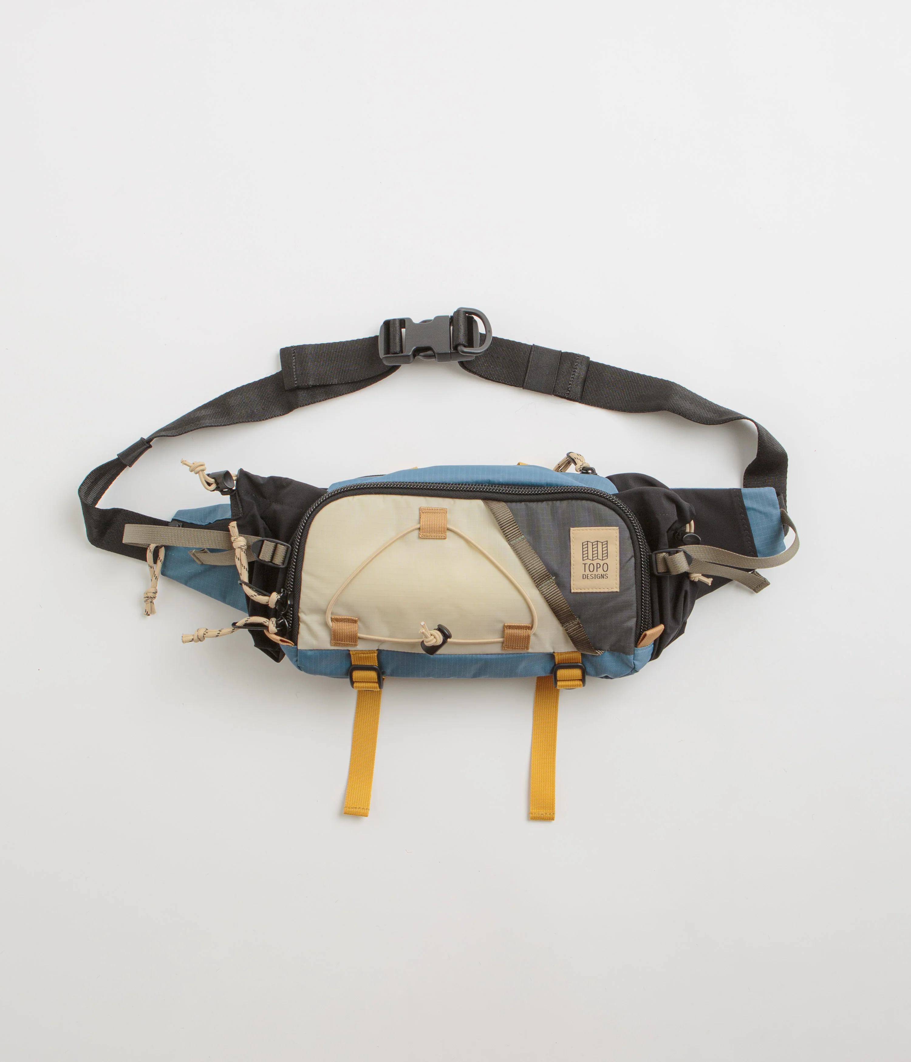 Topo Designs Mountain Hydro Hip Pack - Stone Blue / Bone White