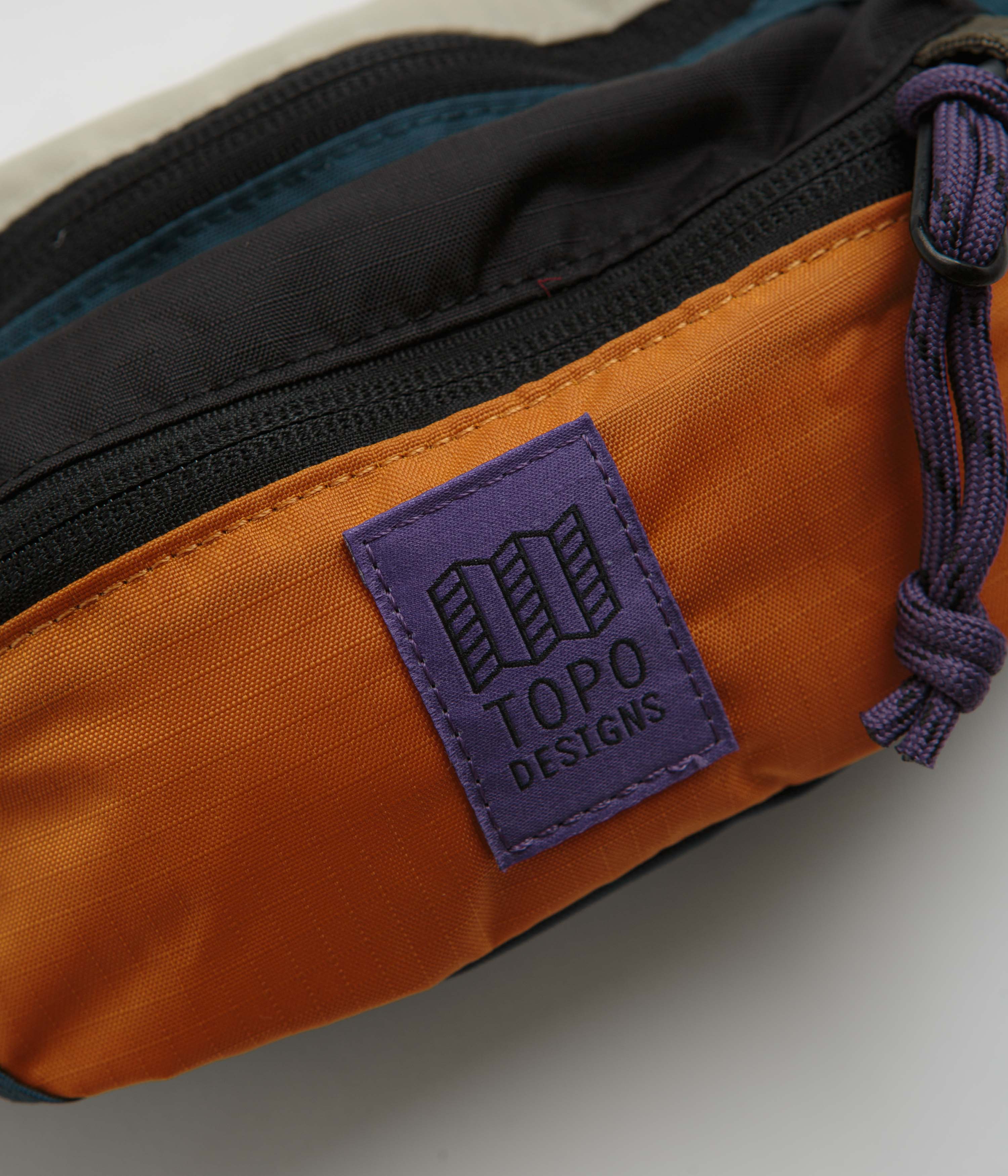 Topo Designs Mountain Waist Pack - Pond Blue / Spice - Image 3