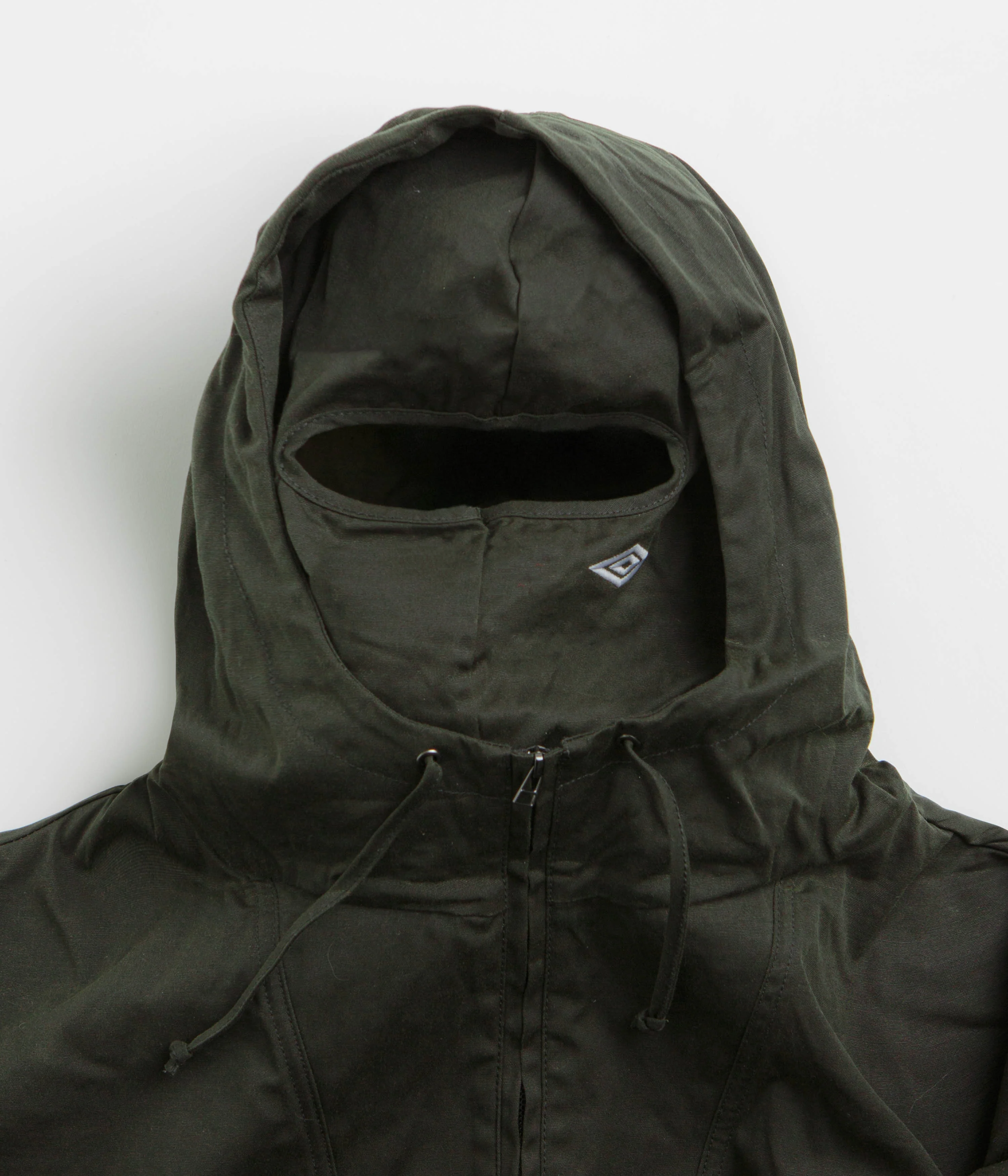 Umbro Masked Waxed Anorak - Dark Olive - Image 6