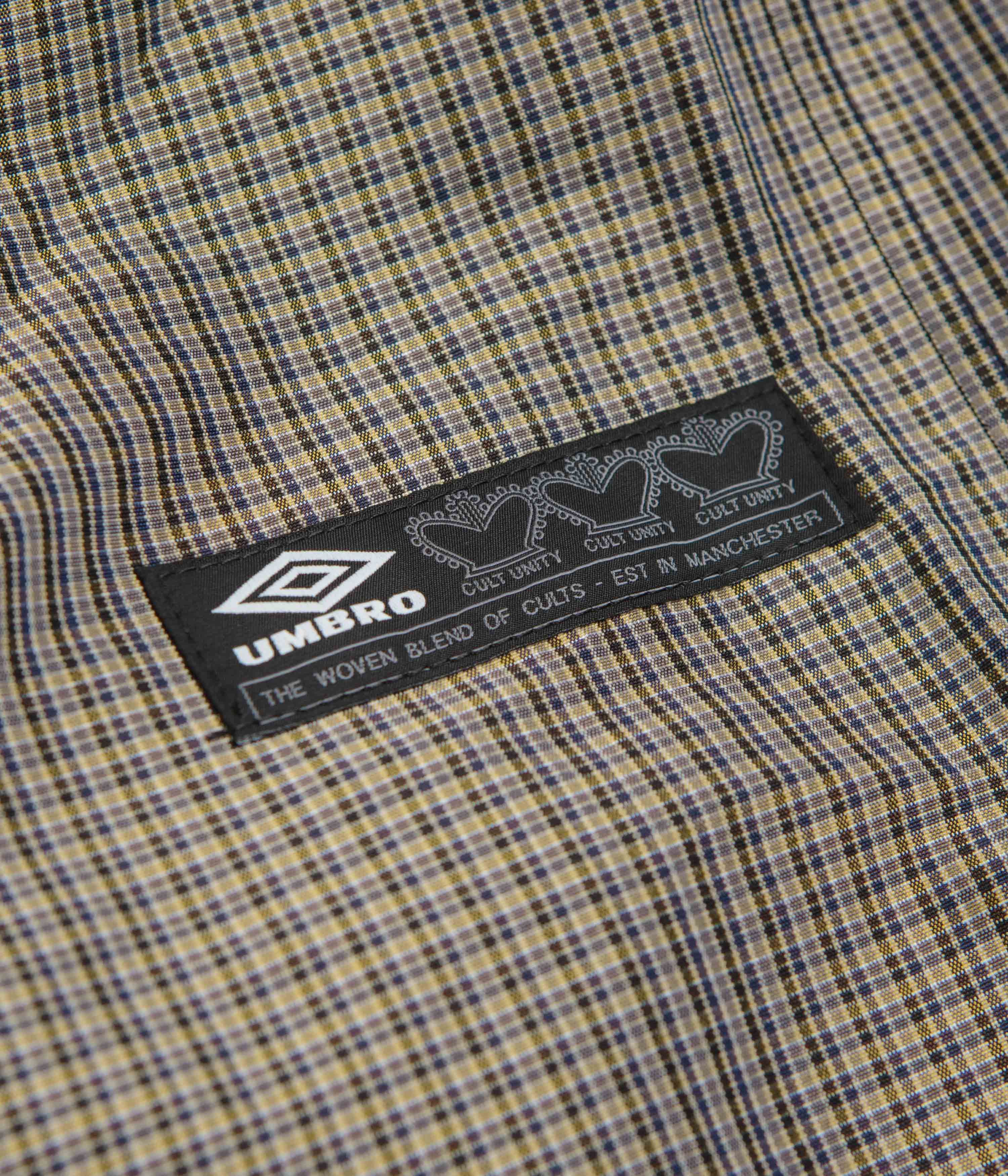 Umbro Smock Check Anorak - Beige / Black - Image 5