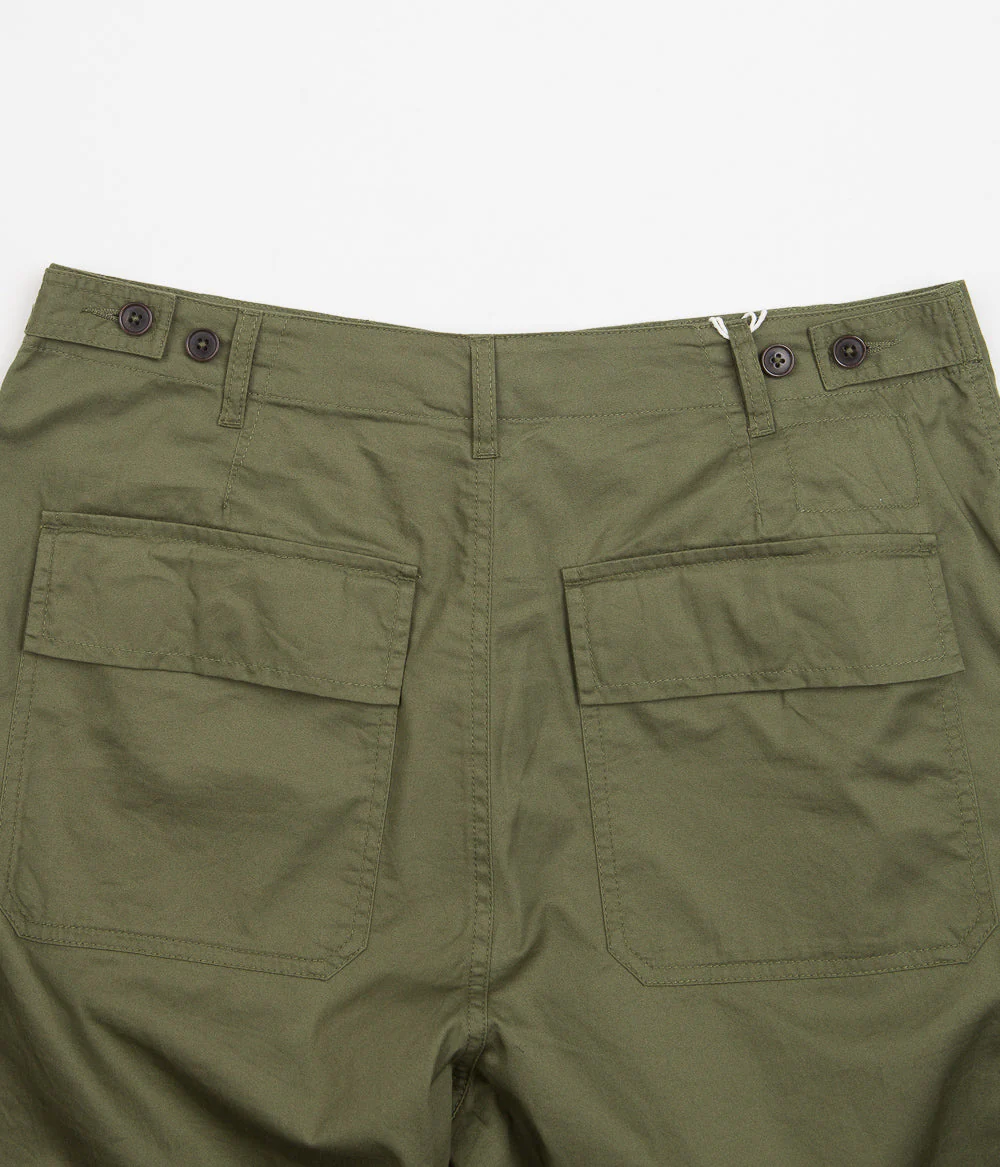 Universal Works MW Cargo Shorts - Olive - Image 6