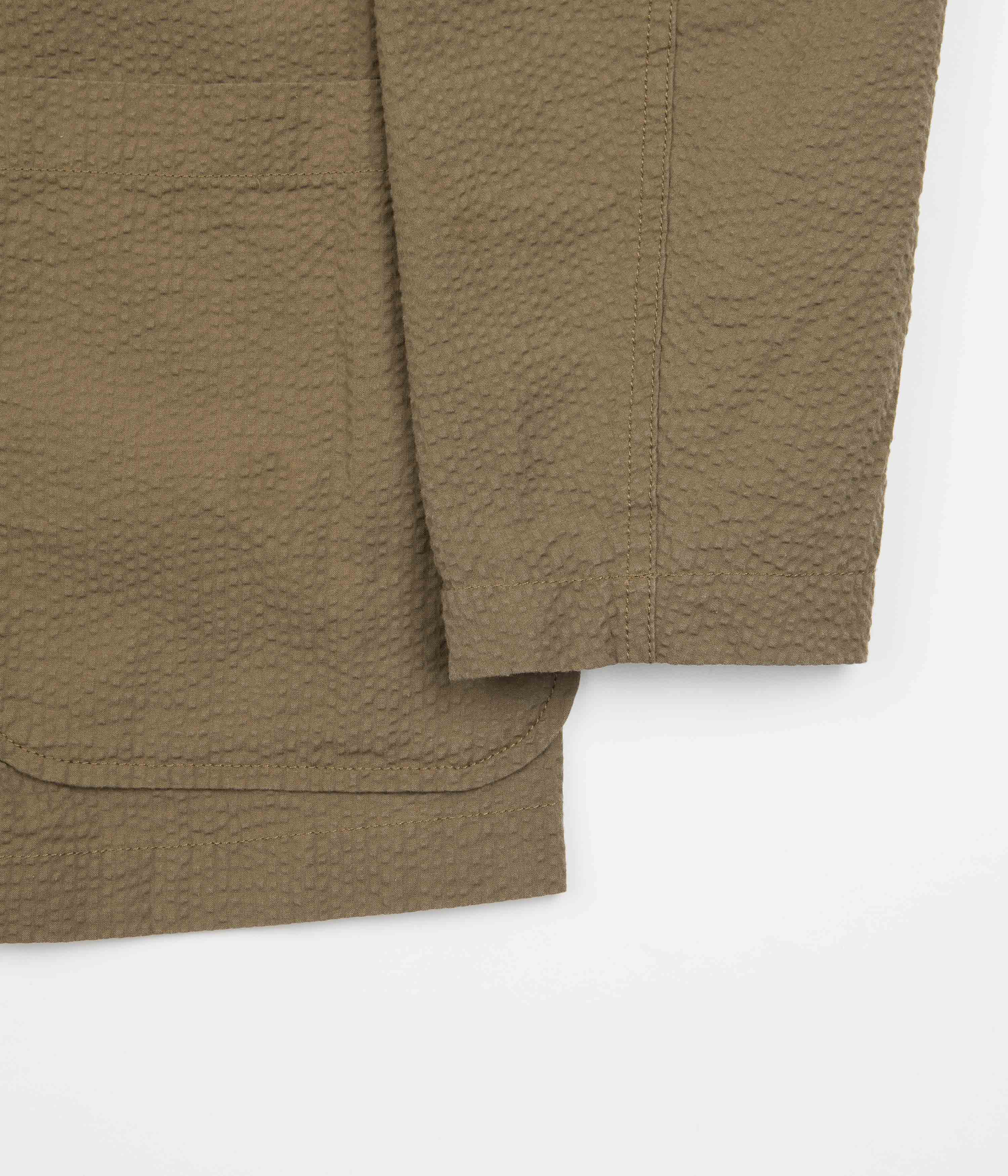 Universal Works Three Button Jacket - Olive - Image 2