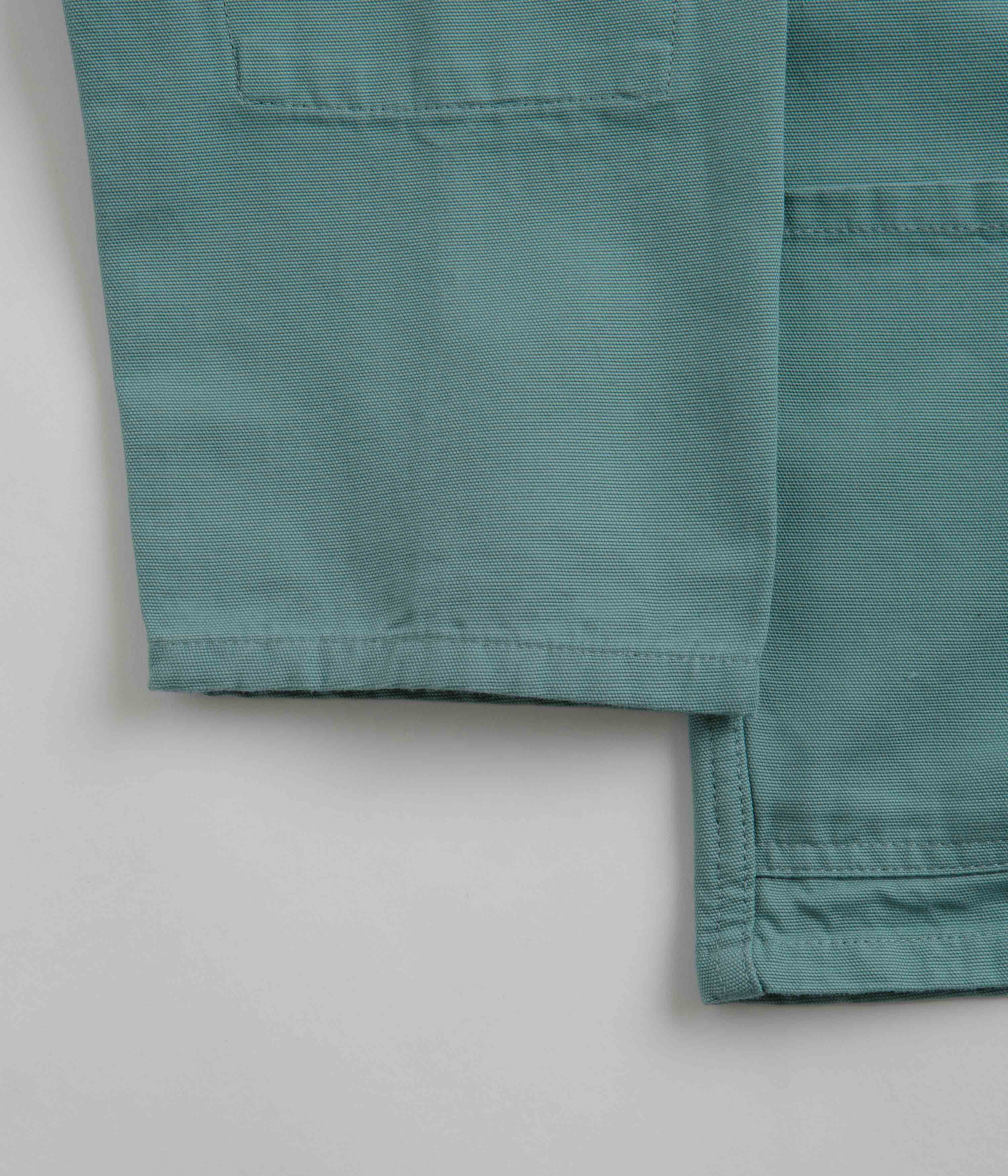Uskees 3001 Buttoned Overshirt - Eucalyptus - Image 2