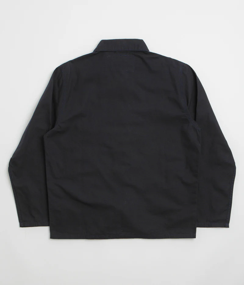 Uskees 3001 Buttoned Overshirt - Midnight Blue - Image 3