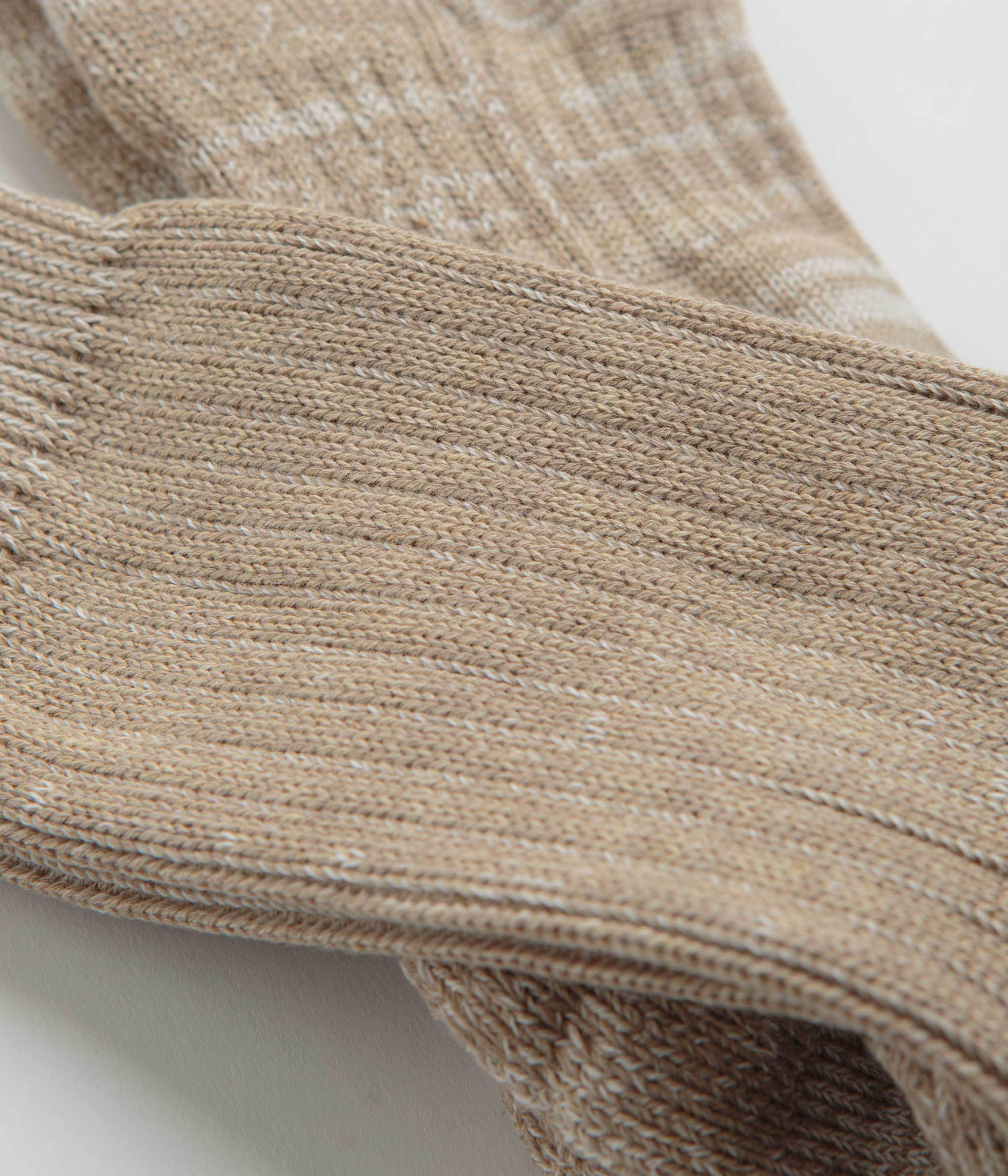 Uskees 4006 Organic Cotton Socks - Khaki - Image 3
