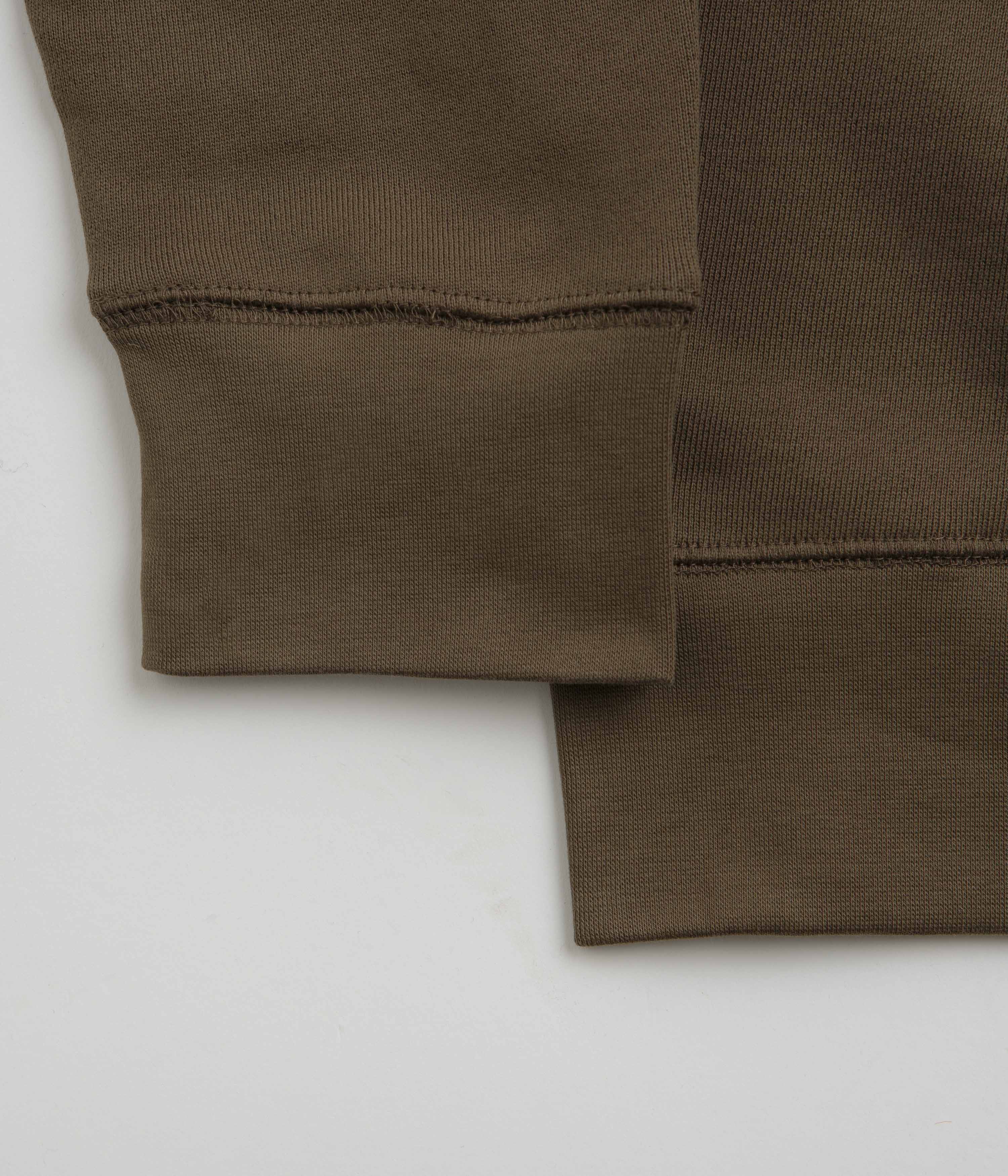 Uskees 7005 Crewneck Sweatshirt - Dark Taupe - Image 4