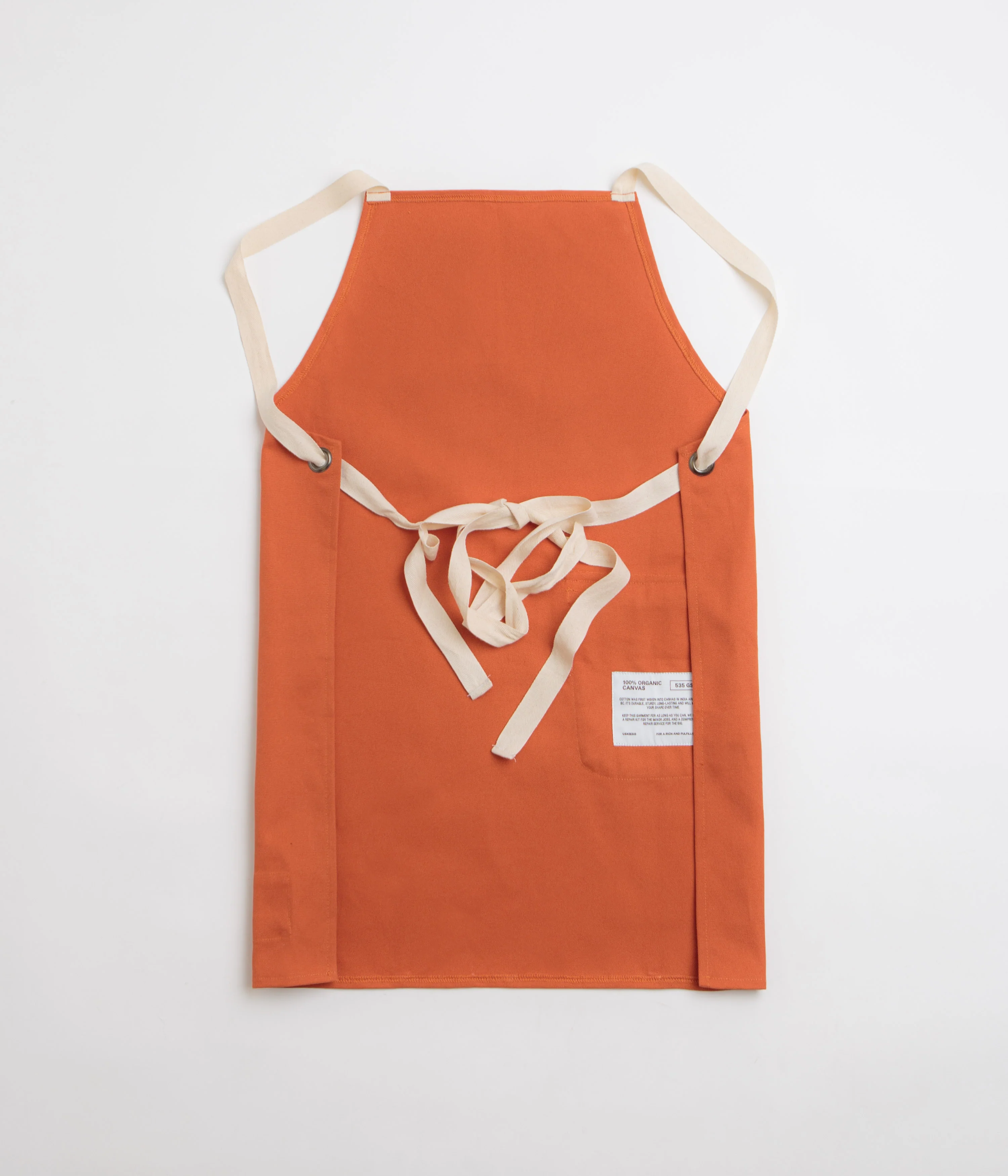 Uskees 9001 Canvas Tie-Back Apron - Gold - Image 2