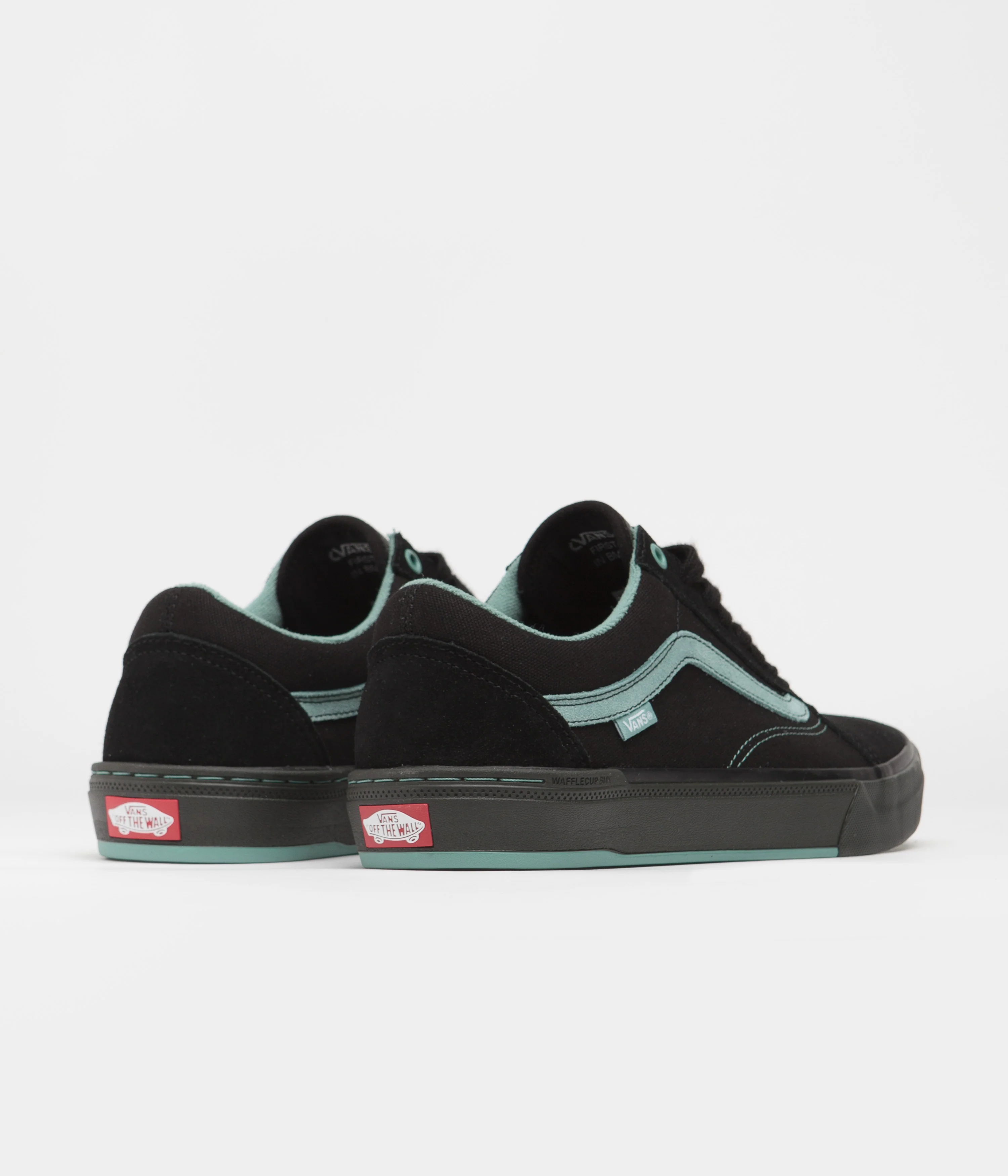 Vans BMX Old Skool Shoes - Black / Teal - Image 4