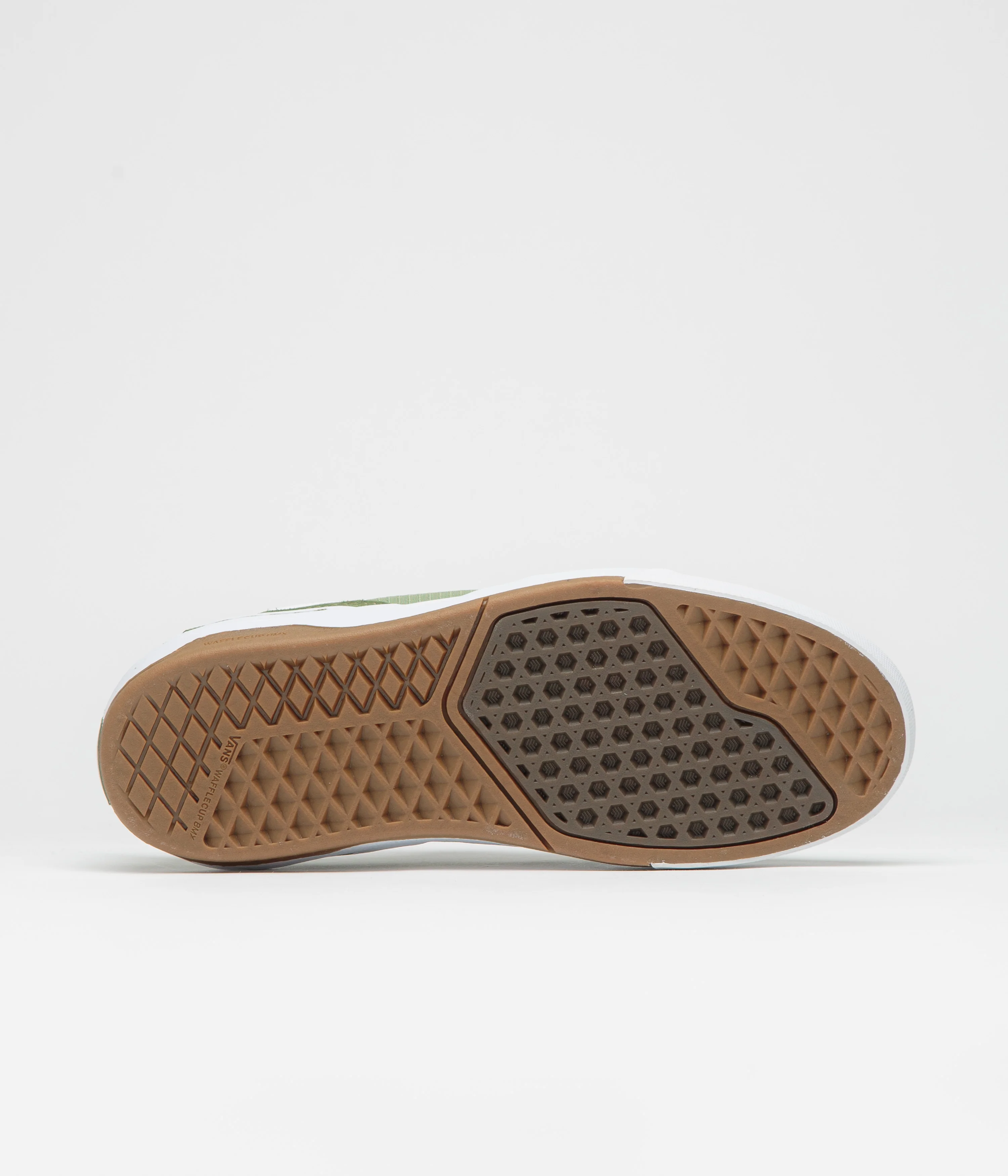 Vans BMX Proof Wafflecup Shoes - Olive / White - Image 5