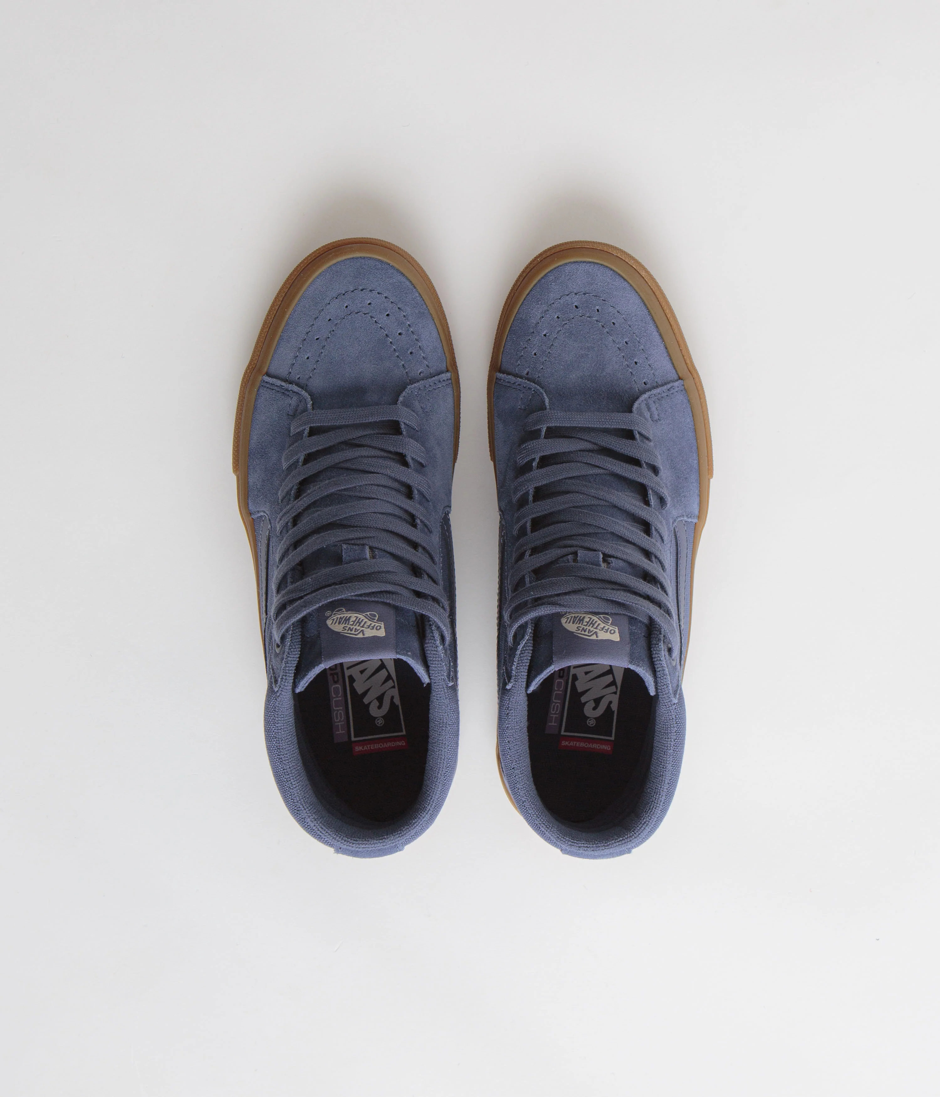 Vans Sk8-Hi Shoes - Vintage Blue / Gum - Image 7