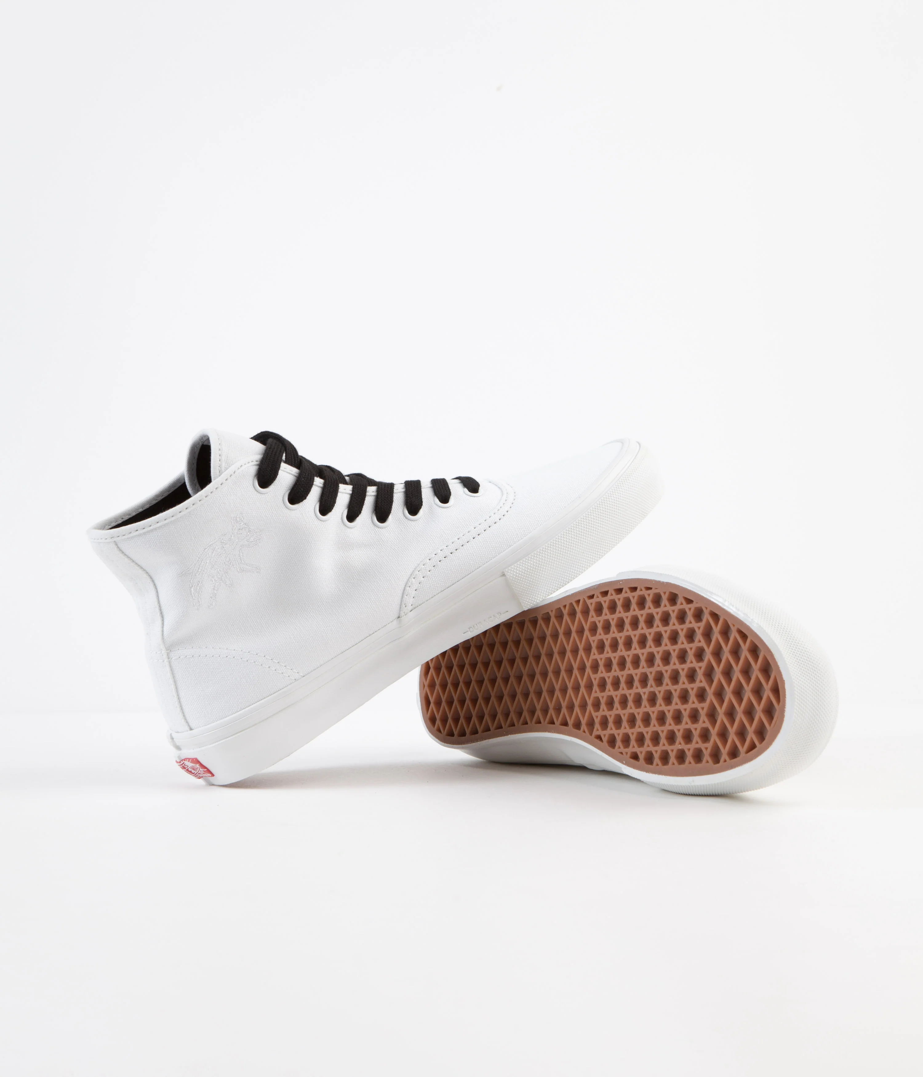 Vans Skate Authentic High LTD Shoes - (Andrew Allen) White / Hockey - Image 7