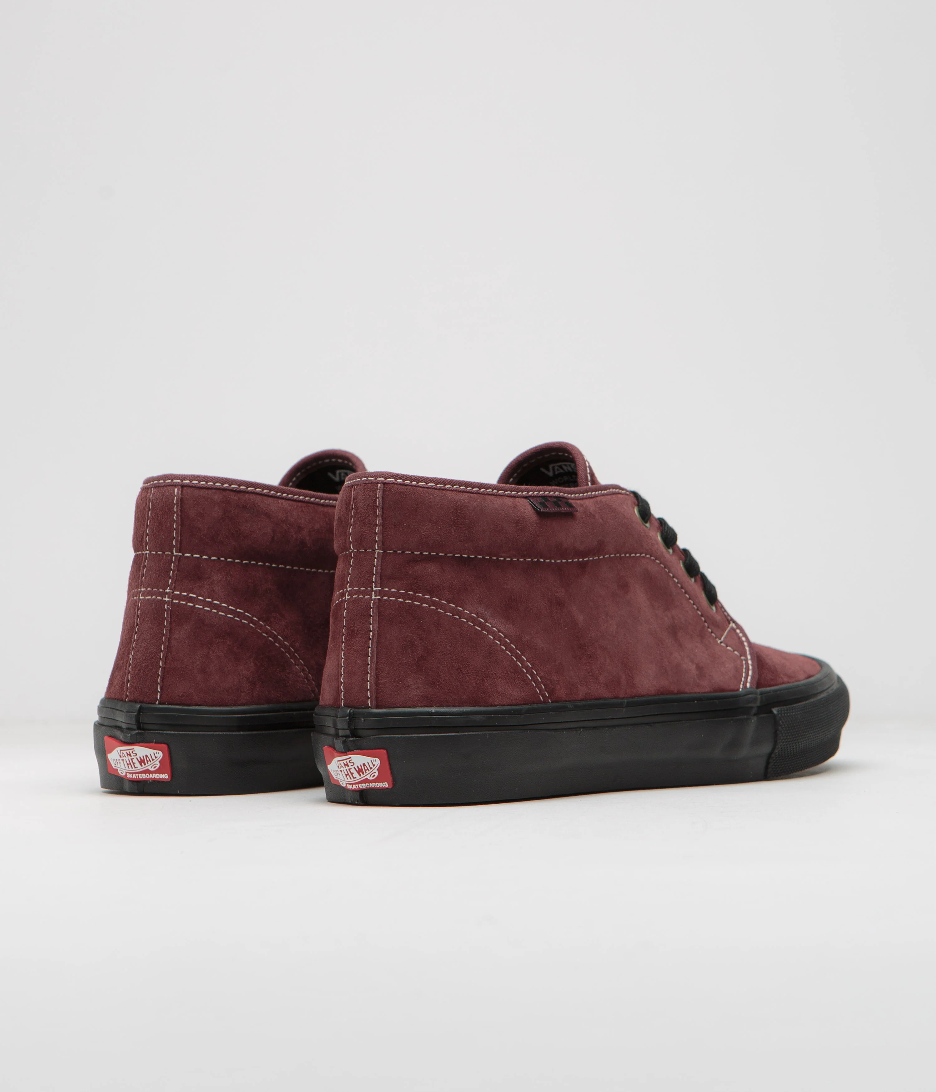 Vans Skate Chukka Shoes - Dark Red / Black - Image 4