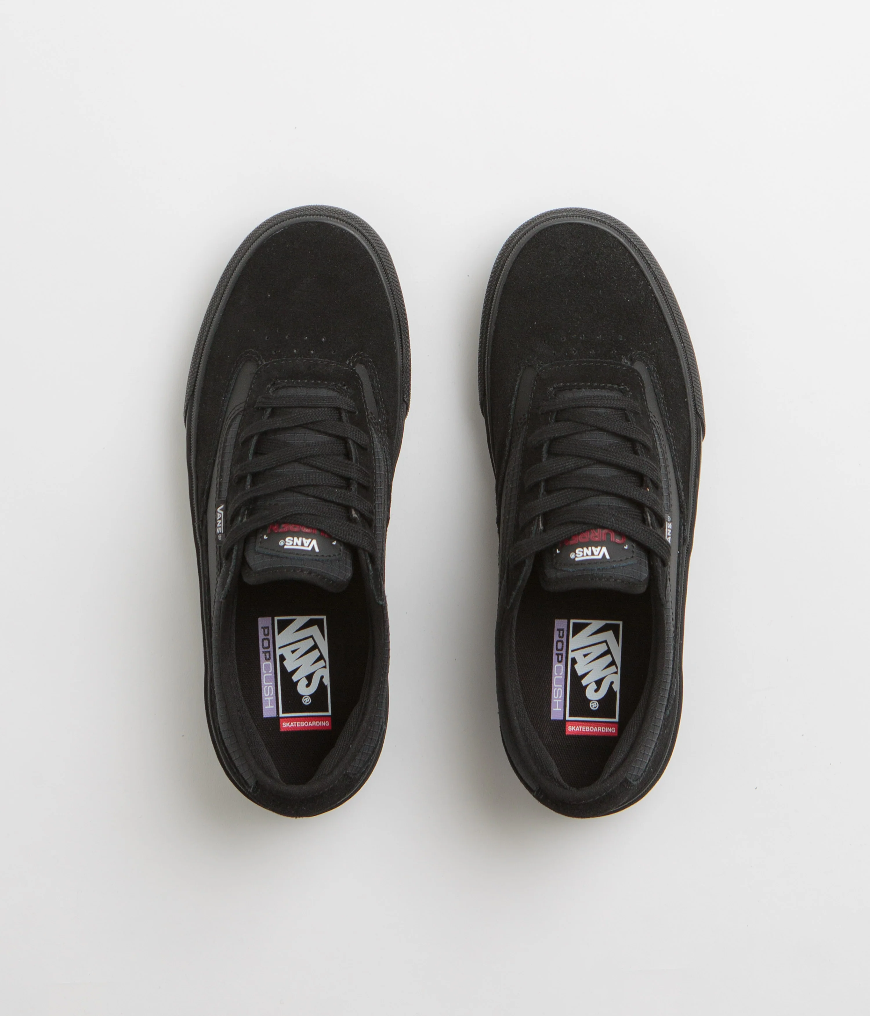 Vans Skate Curren Caples Shoes - Black / Black - Image 7