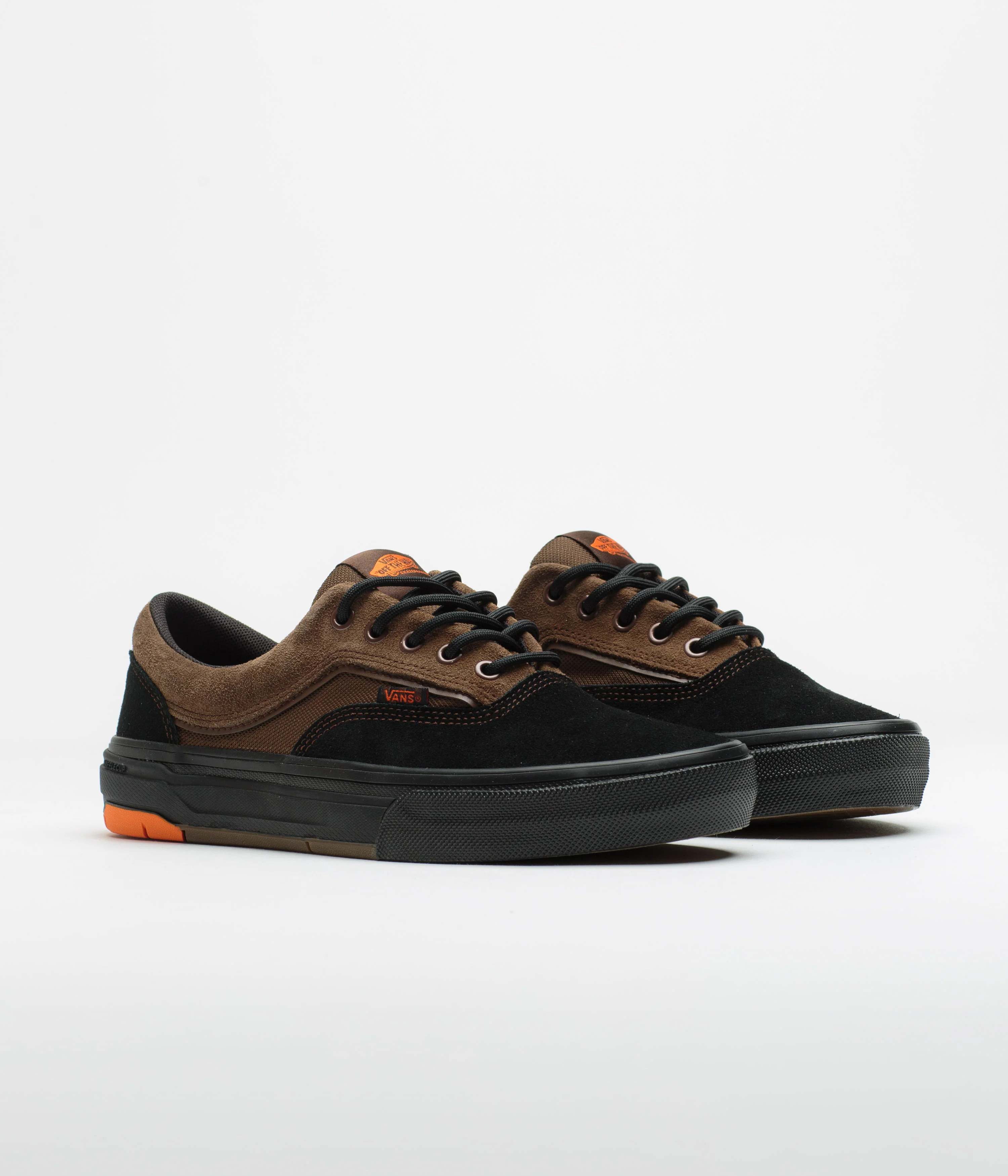 Vans Skate Era Wafflecup Shoes - Black / Brown - Image 2