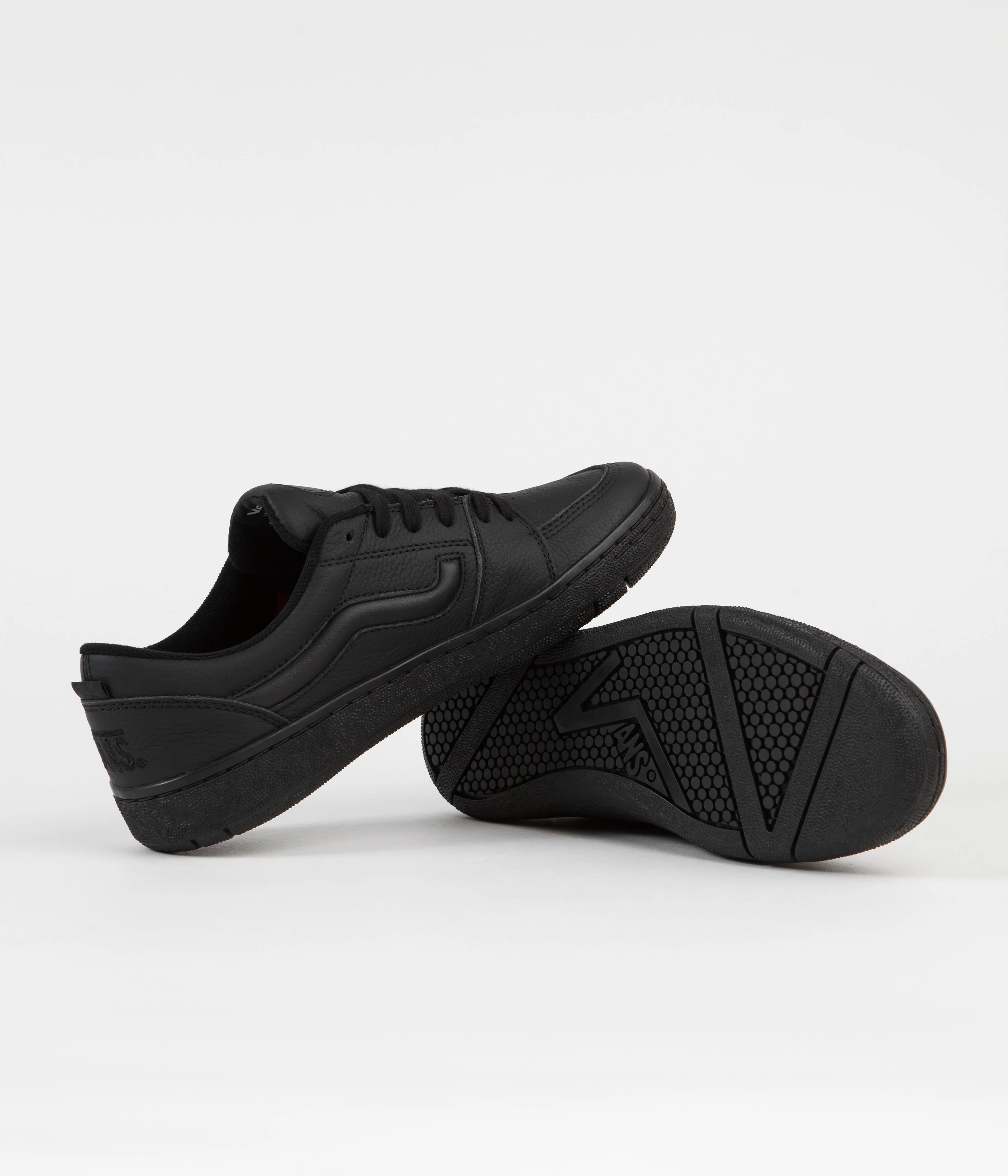 Vans Skate Fairlane Shoes - (Leather) Black - Image 5