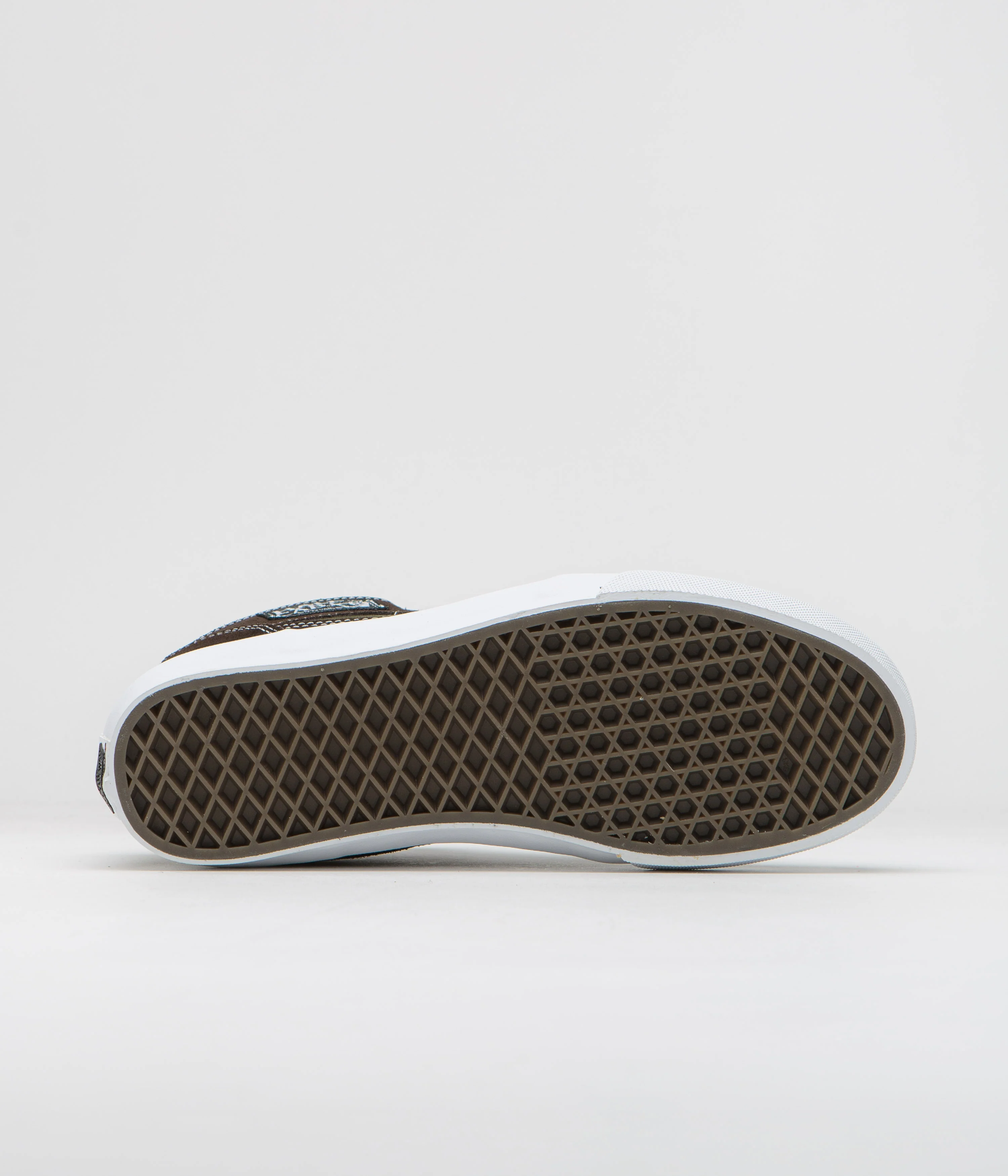 Vans Skate Half Cab '92 VCU Shoes - Dark Brown / White - Image 6