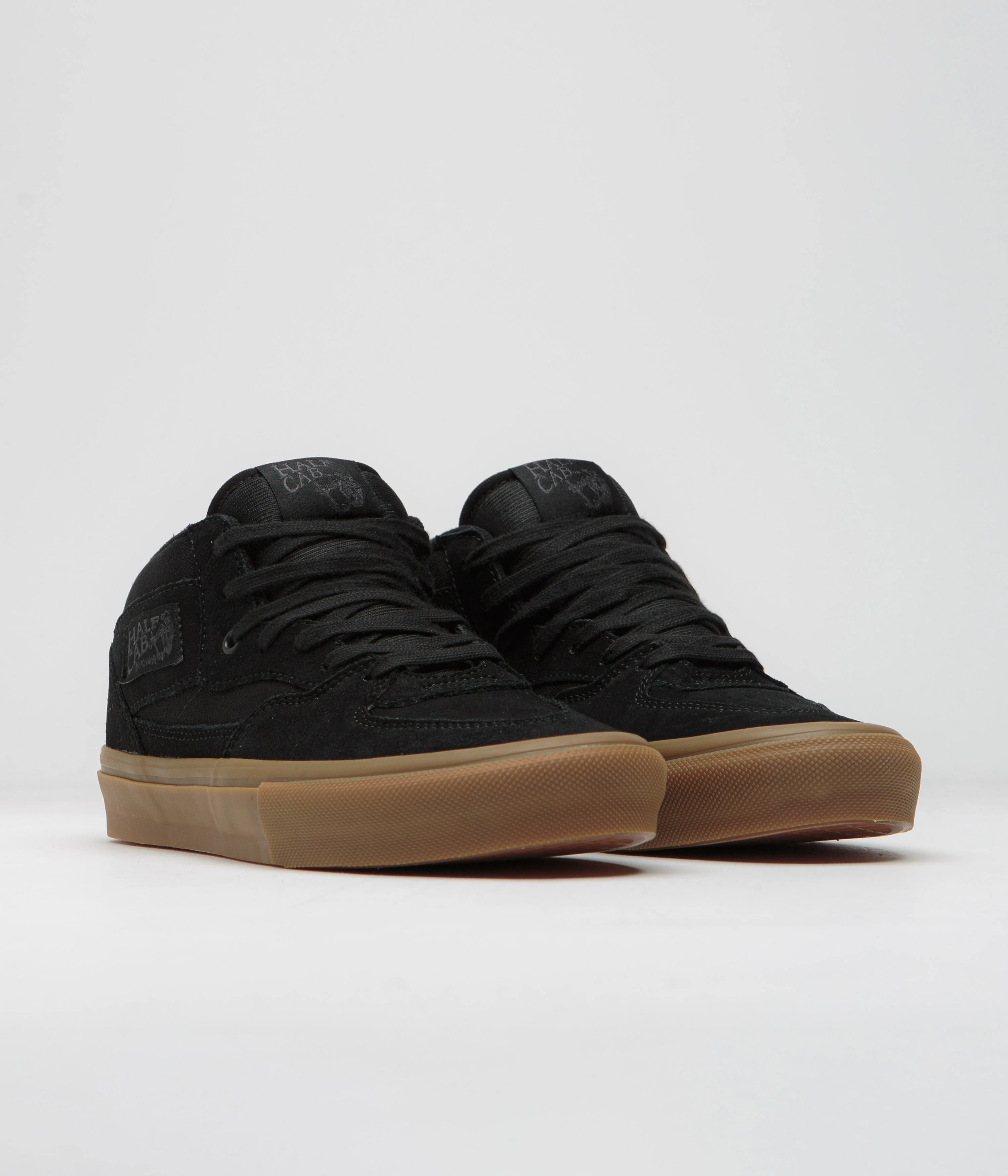 Vans Skate Half Cab Shoes - Black / Gum - Image 2