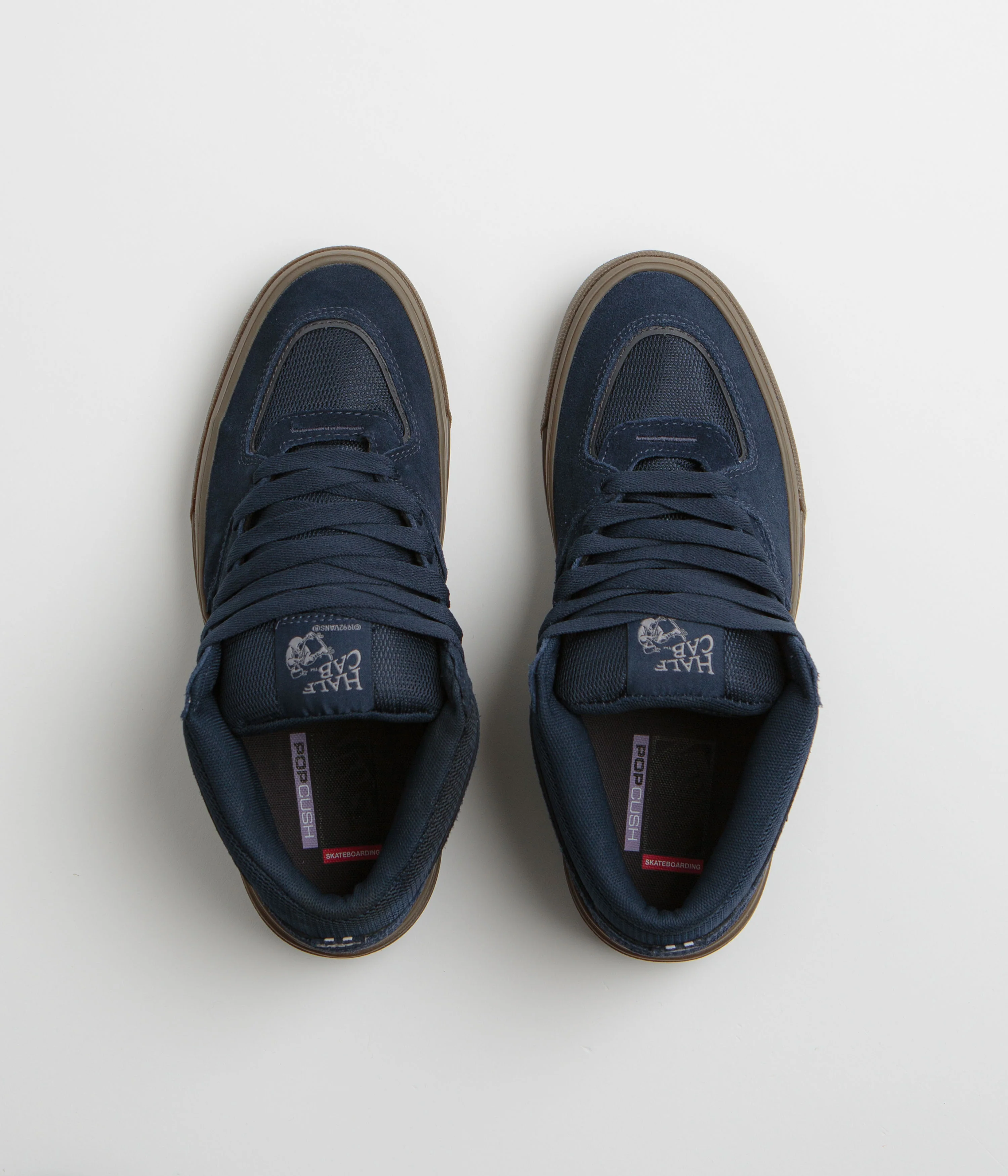 Vans Skate Half Cab Wafflecup Shoes - Navy / Dark Gum - Image 7