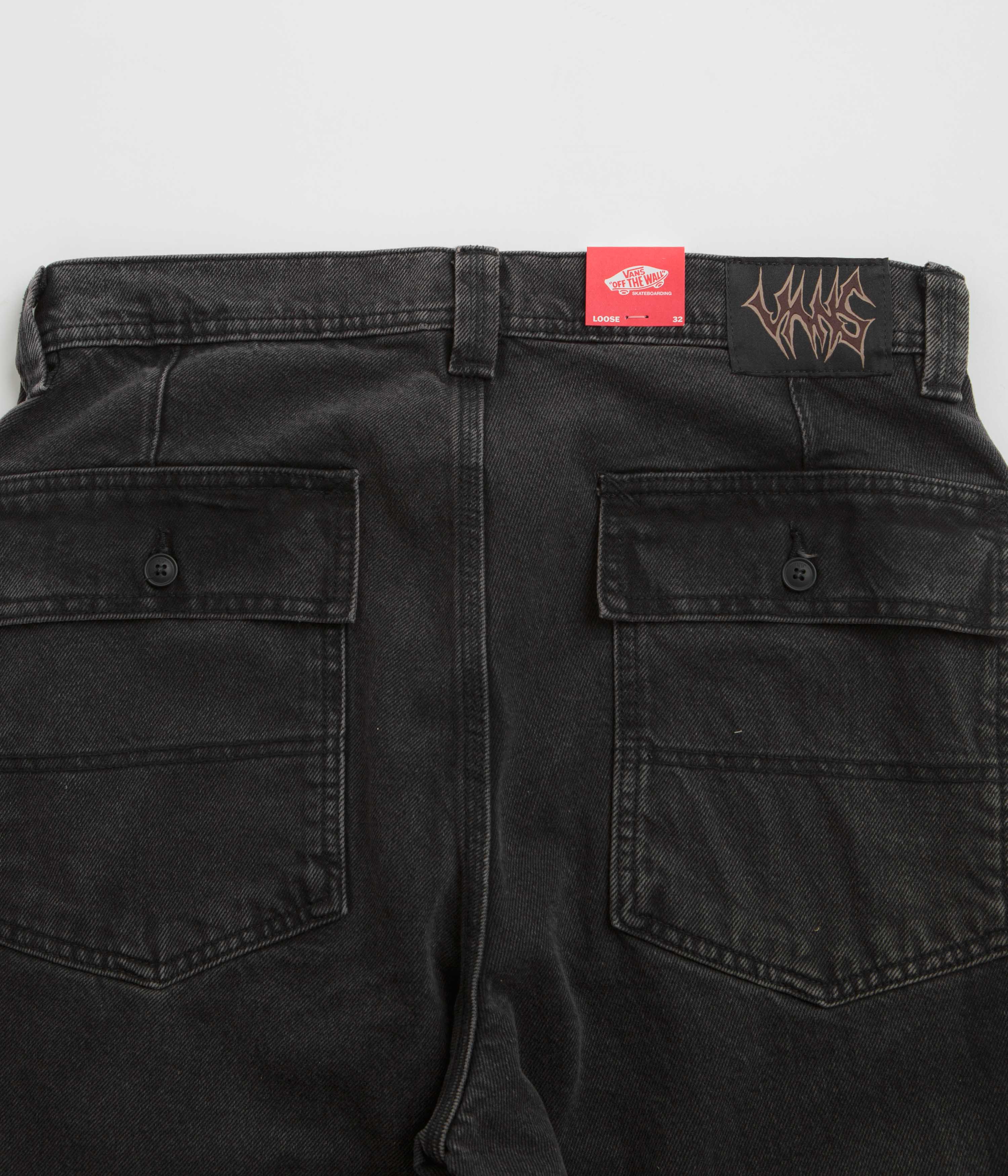 Vans Skate Loose Utility Jeans - Pirate Black - Image 7