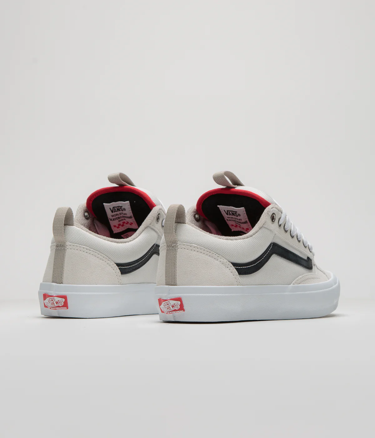 Vans Skate Old Skool 36+ Shoes - Antique White / Black - Image 4