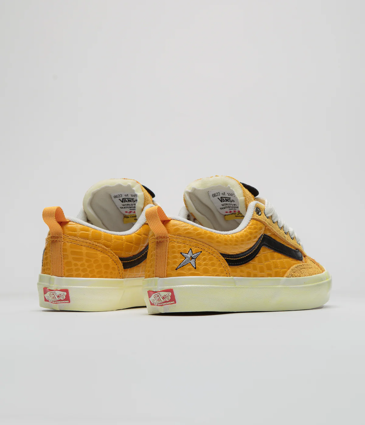 Vans Skate Old Skool 36+ VCU Shoes - (Carpet) Yellow - Image 4