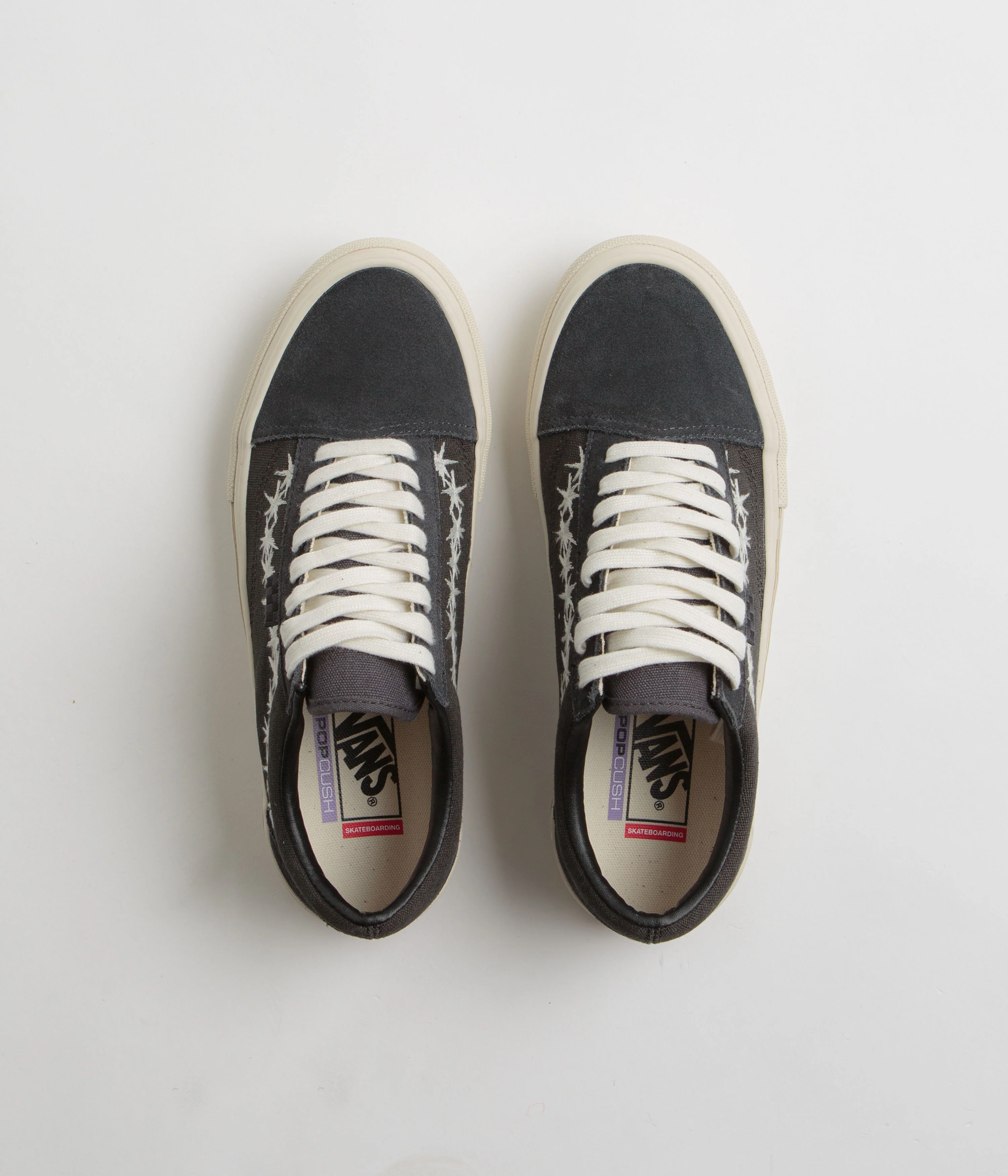 Vans Skate Old Skool Shoes - Splatter Grey - Image 7