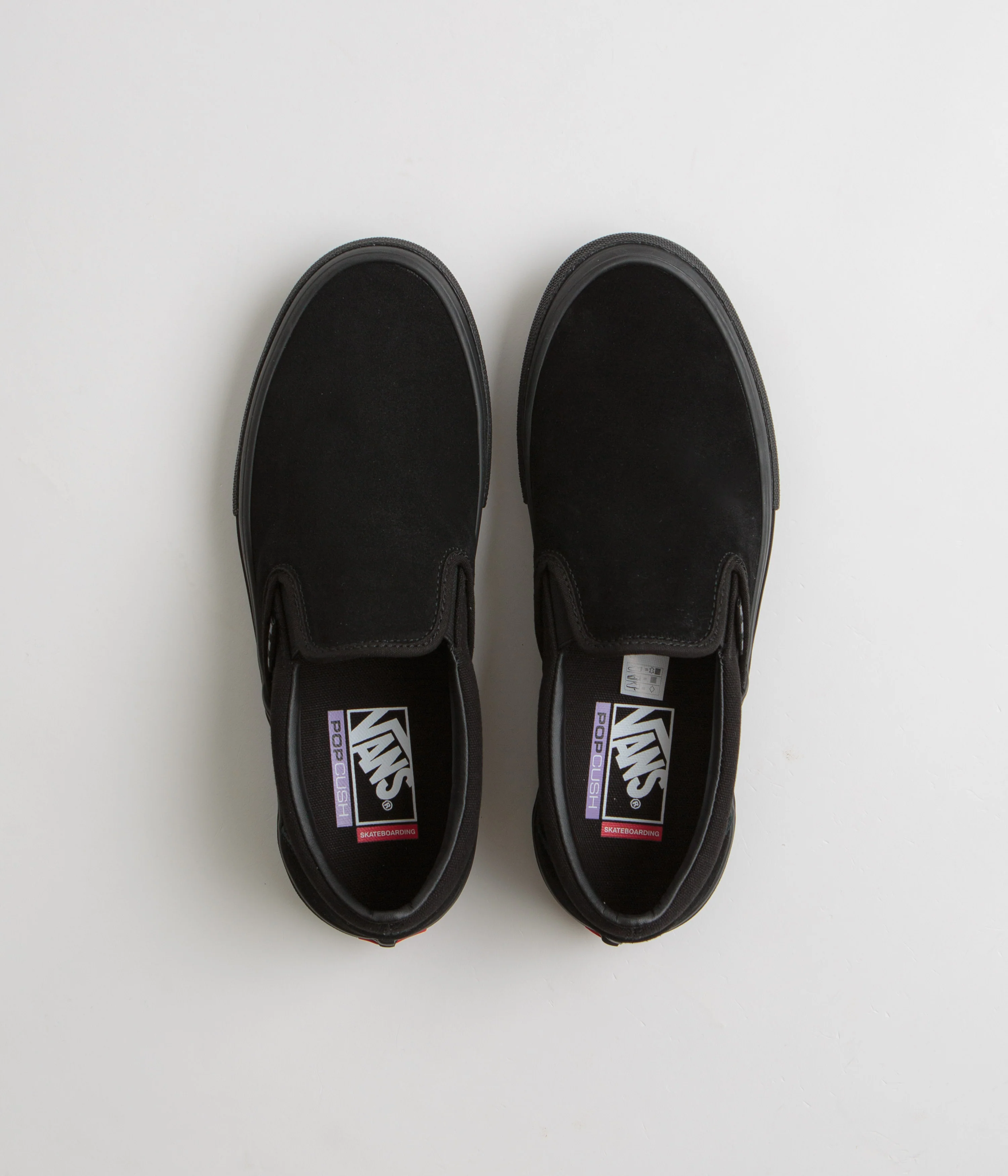Vans Skate Slip-On Shoes - Black / Black - Image 7