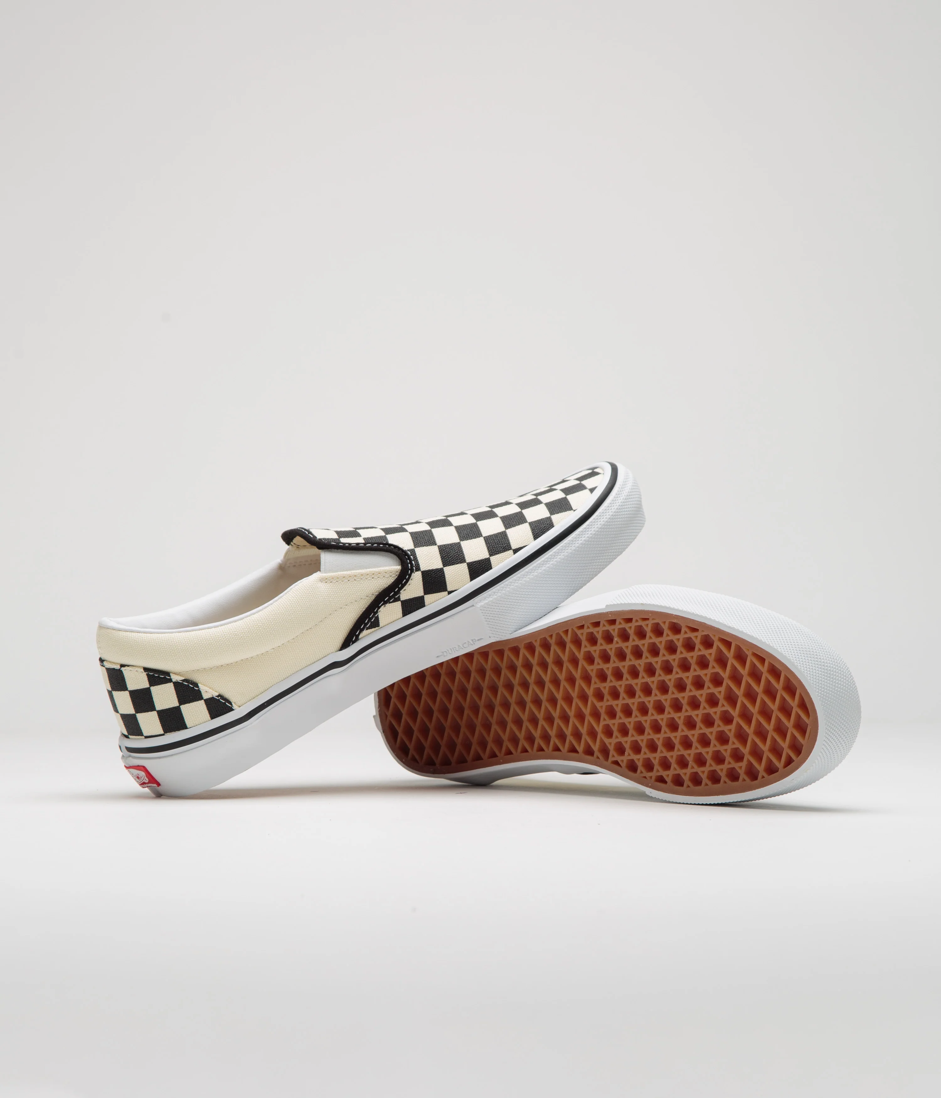 Vans Skate Slip-On Shoes - (Checkerboard) Black / Off White - Image 5