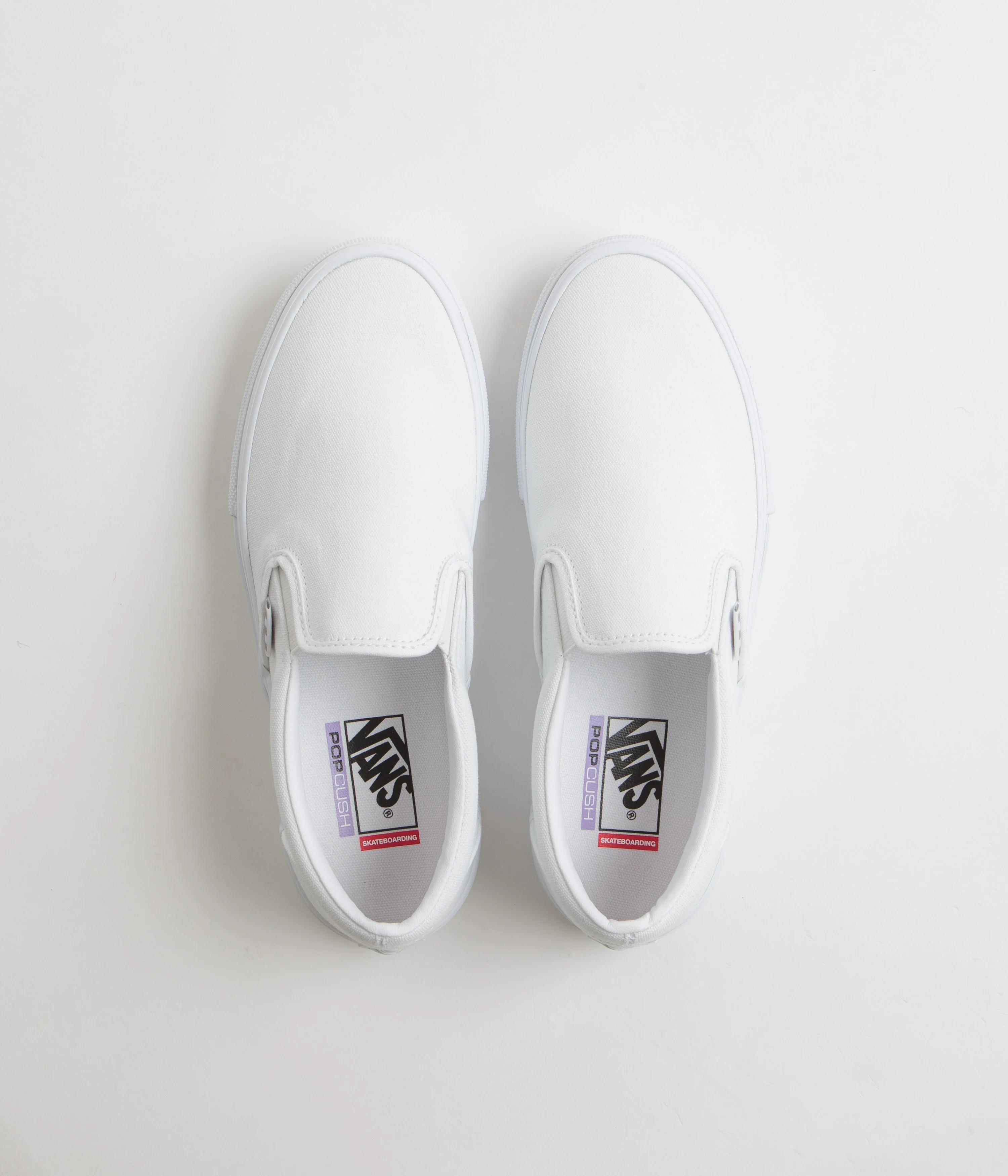 Vans Skate Slip-On Shoes - True White - Image 7