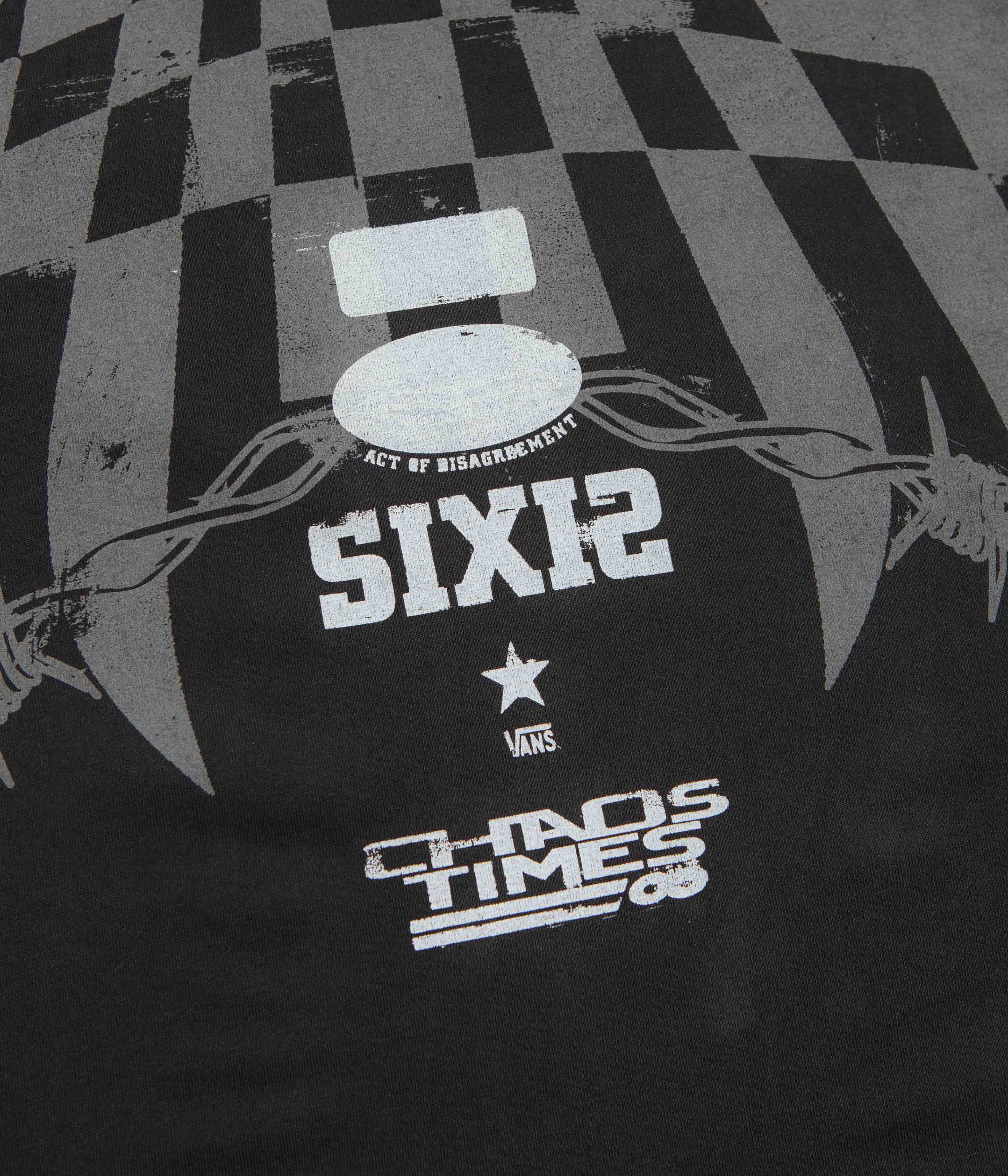 Vans x SlamJam AOD Hazard Long Sleeve T-Shirt - Black - Image 3