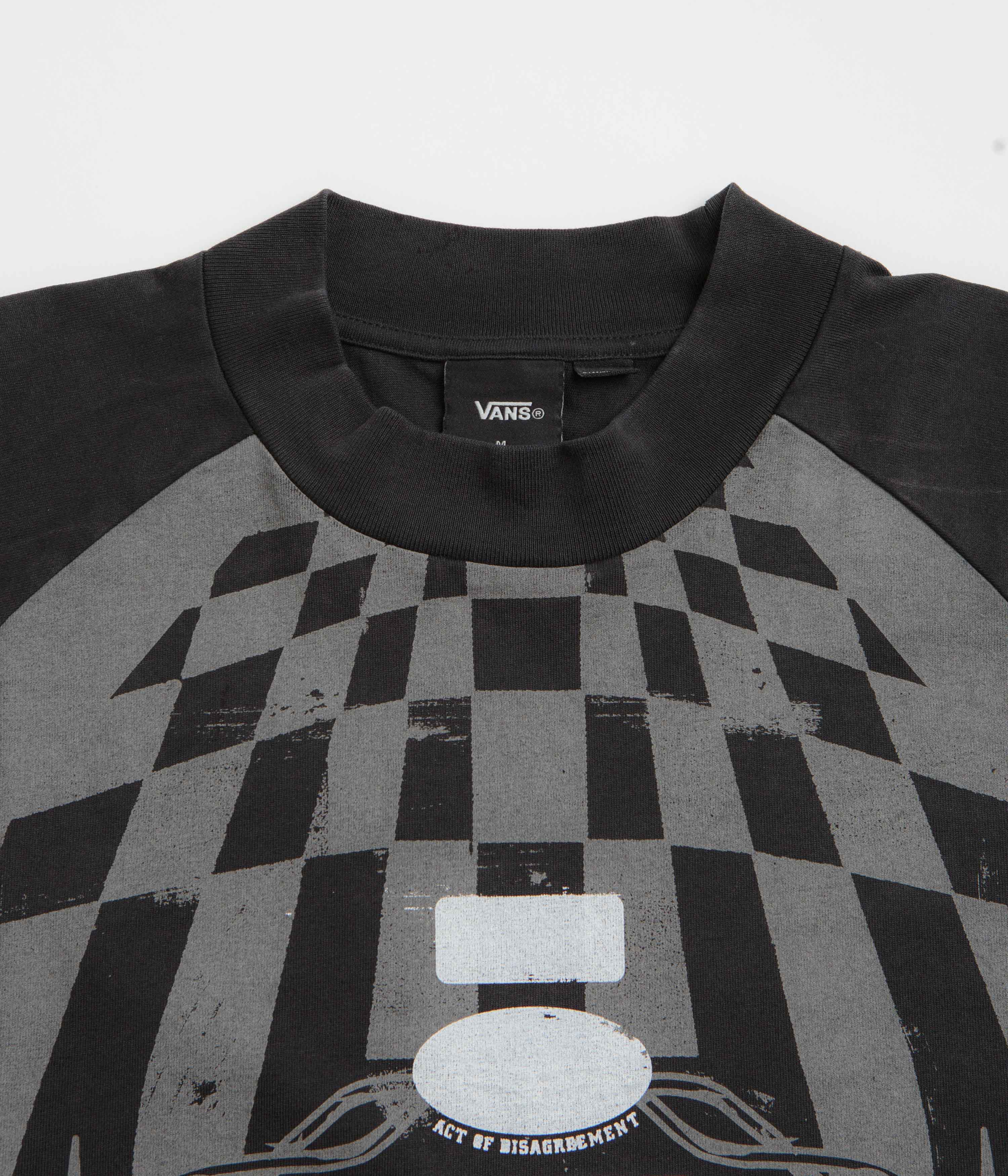 Vans x SlamJam AOD Hazard Long Sleeve T-Shirt - Black - Image 4