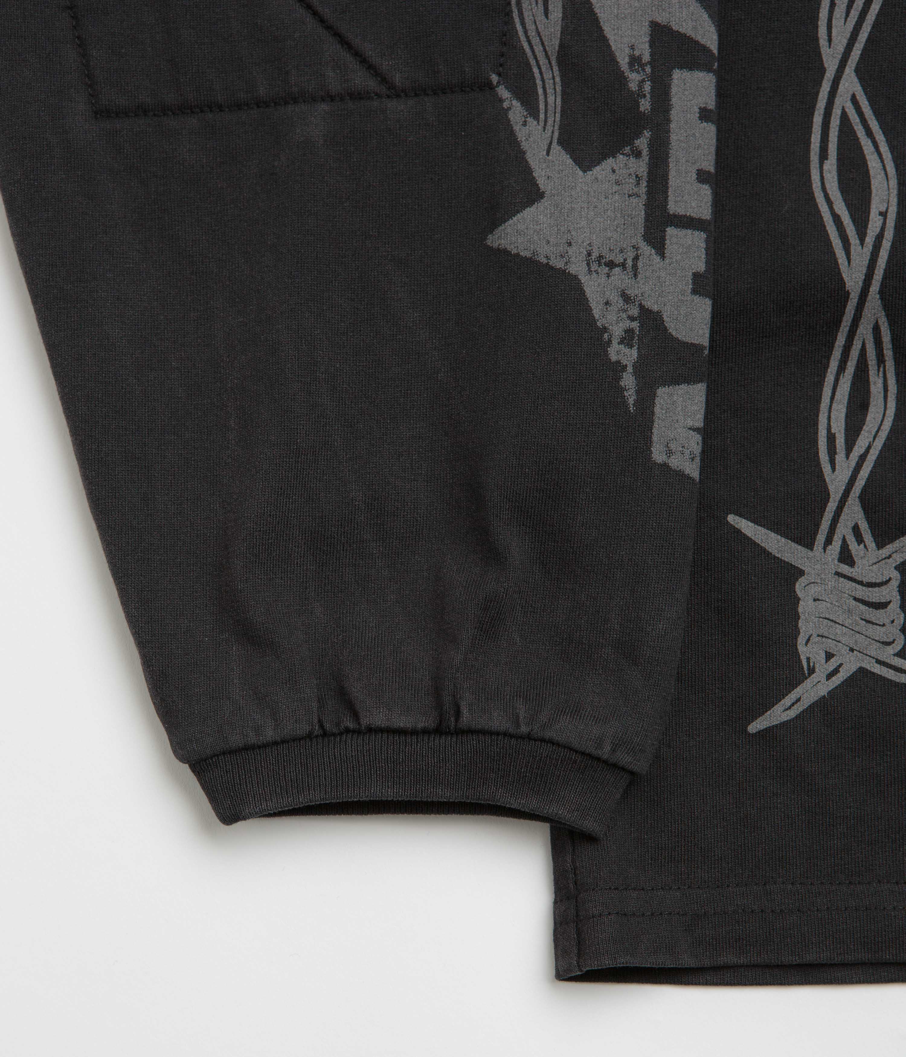 Vans x SlamJam AOD Hazard Long Sleeve T-Shirt - Black - Image 7