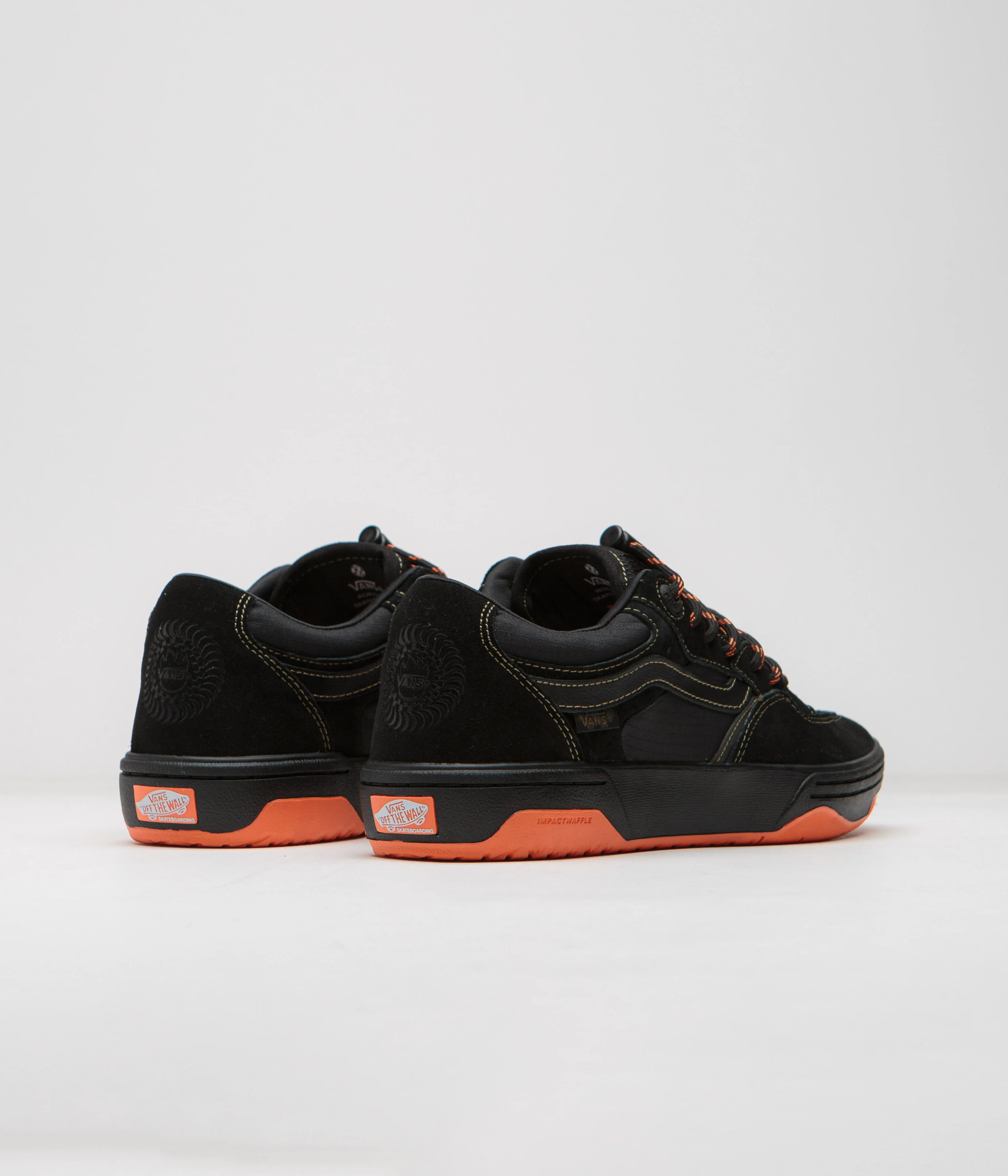 Vans x Spitfire Rowan 2 Shoes - Black / Flame - Image 4