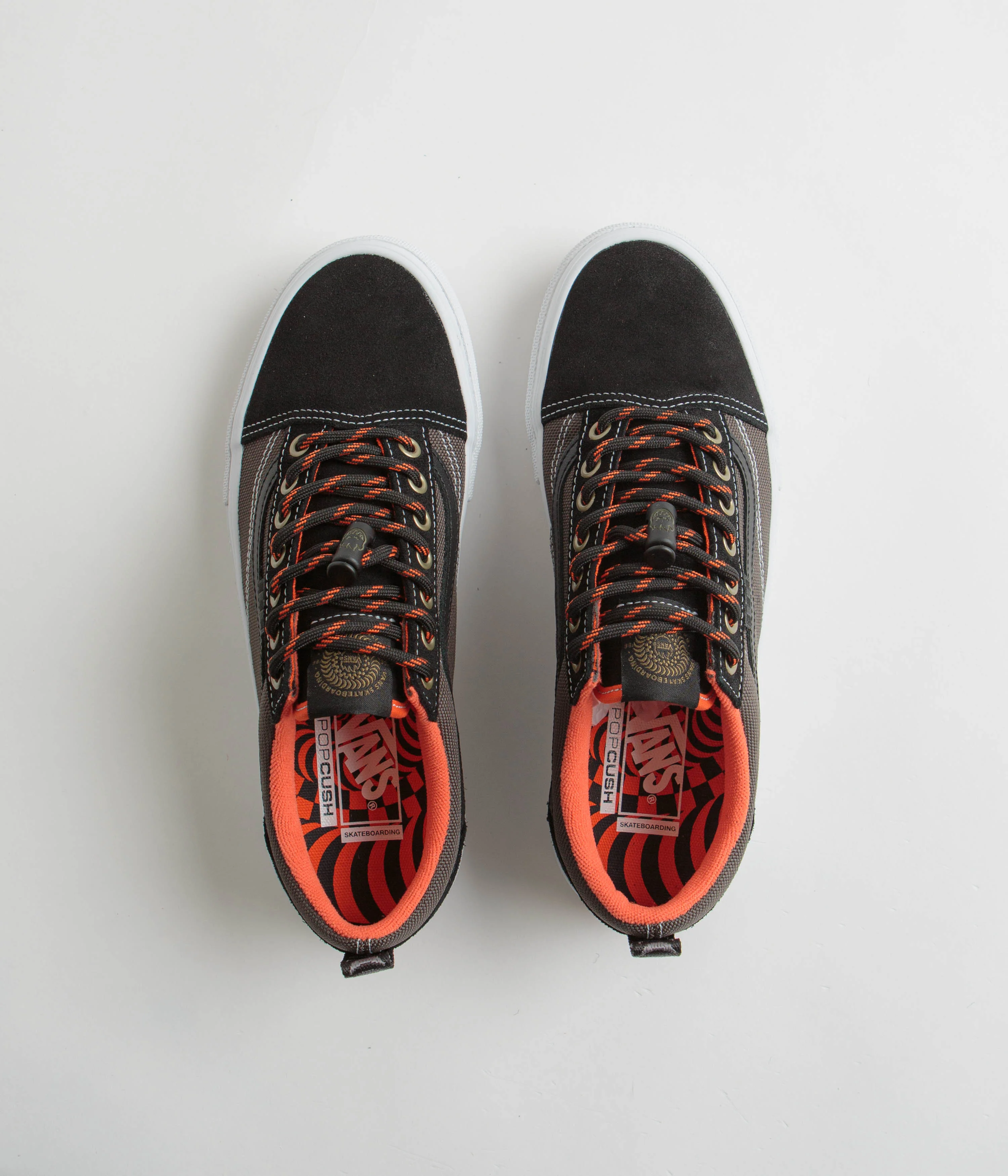 Vans x Spitfire Skate Old Skool Shoes - Black / Flame - Image 7