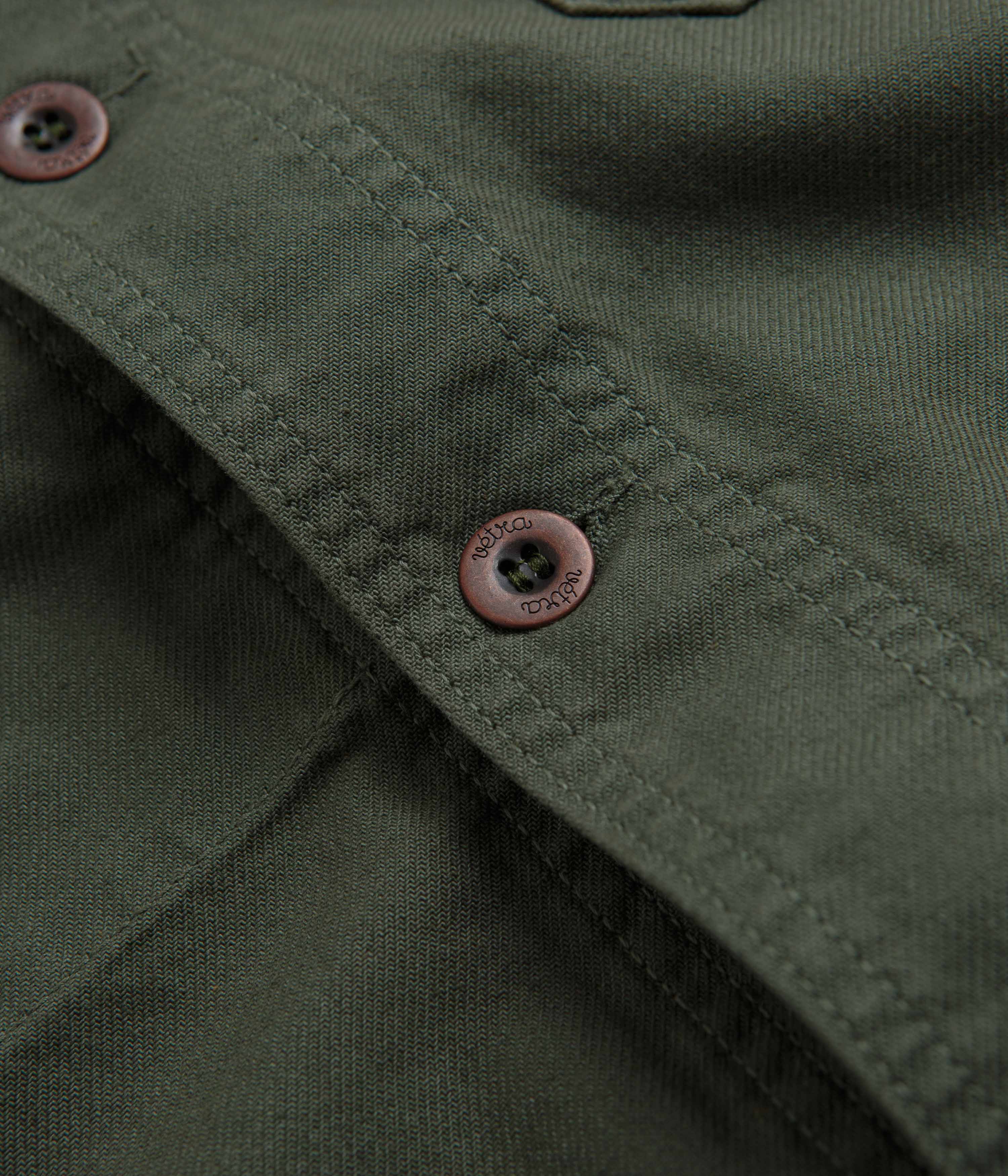 Vetra 5C Organic Workwear Jacket - Overdyed Jade - Image 3