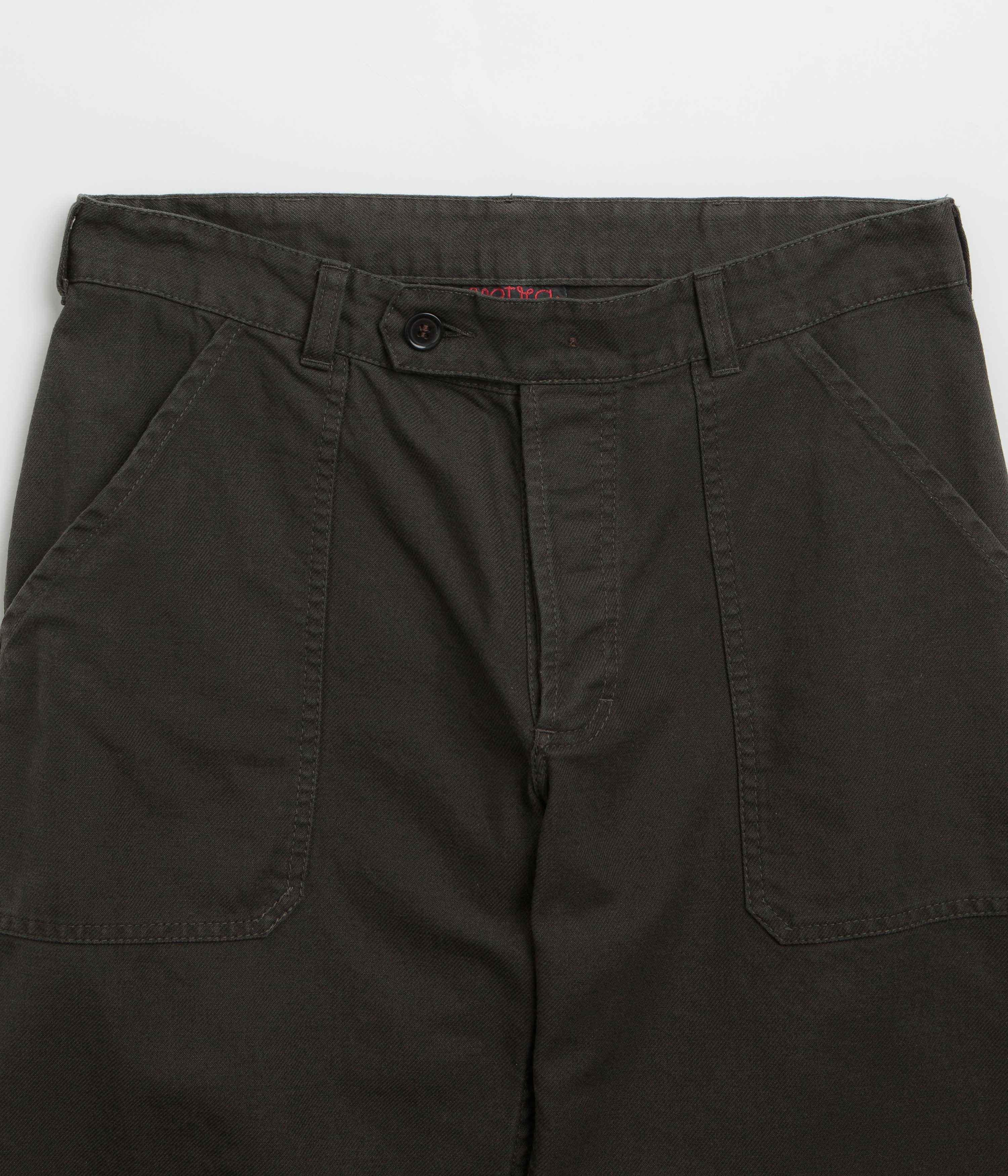 Vetra Fatigue Trousers - Dark Khaki - Image 4