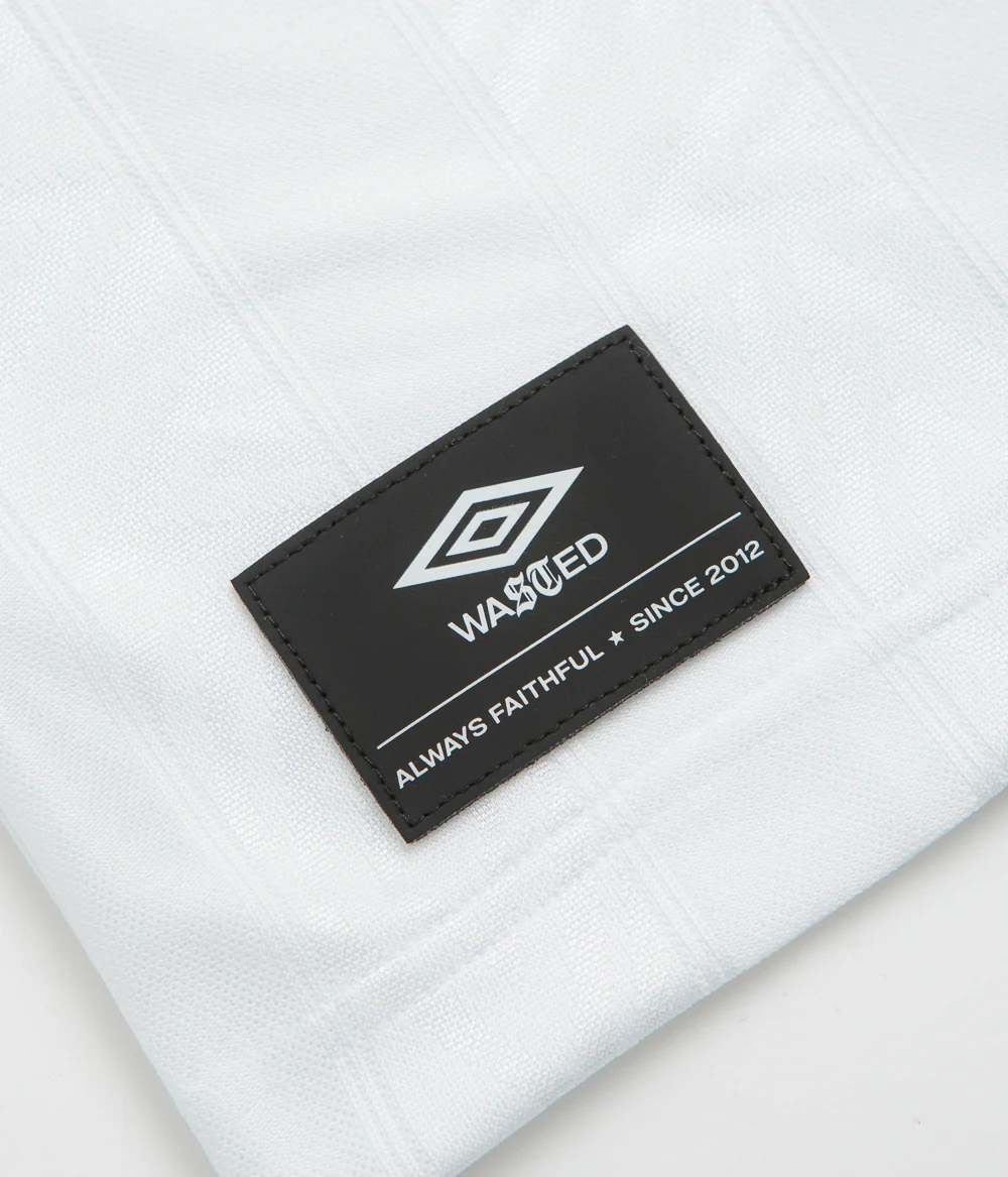 Wasted Paris x Umbro Football Jersey - White / Blue - Image 4