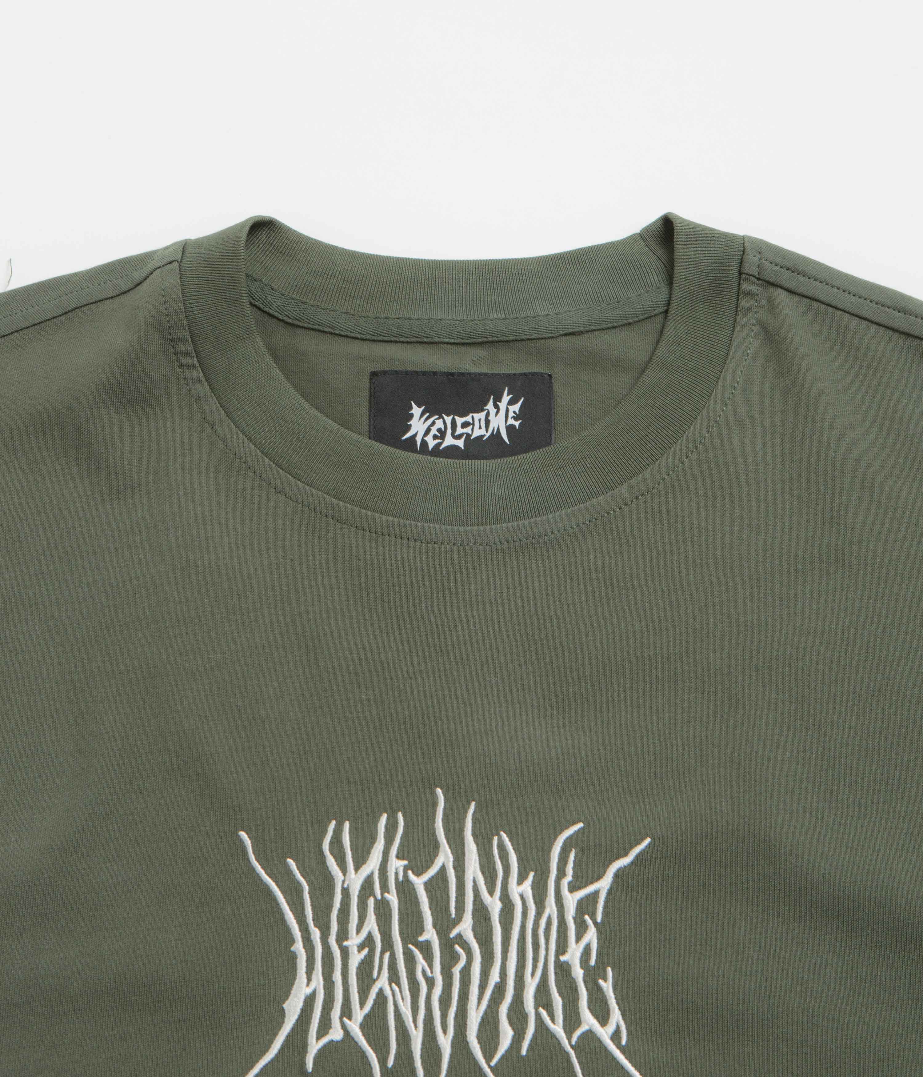 Welcome Chasm Layered Long Sleeve T-Shirt - Ivy - Image 2