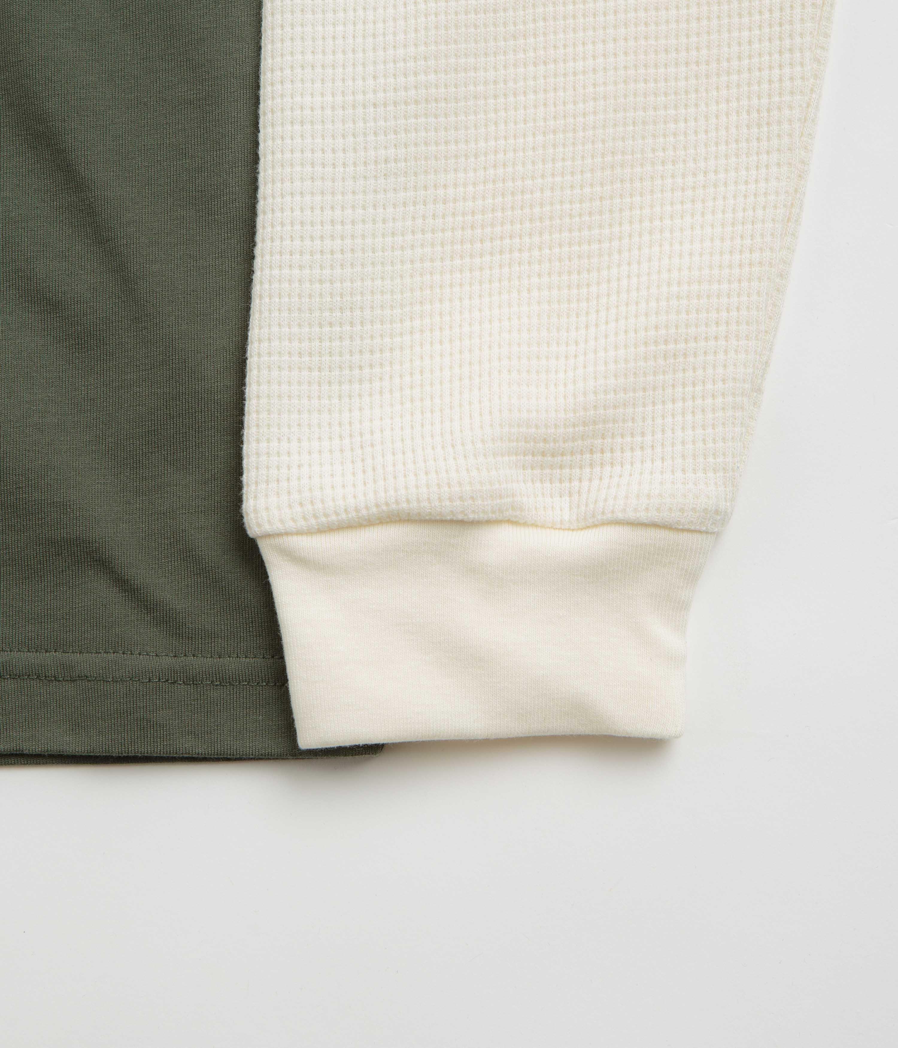 Welcome Chasm Layered Long Sleeve T-Shirt - Ivy - Image 4