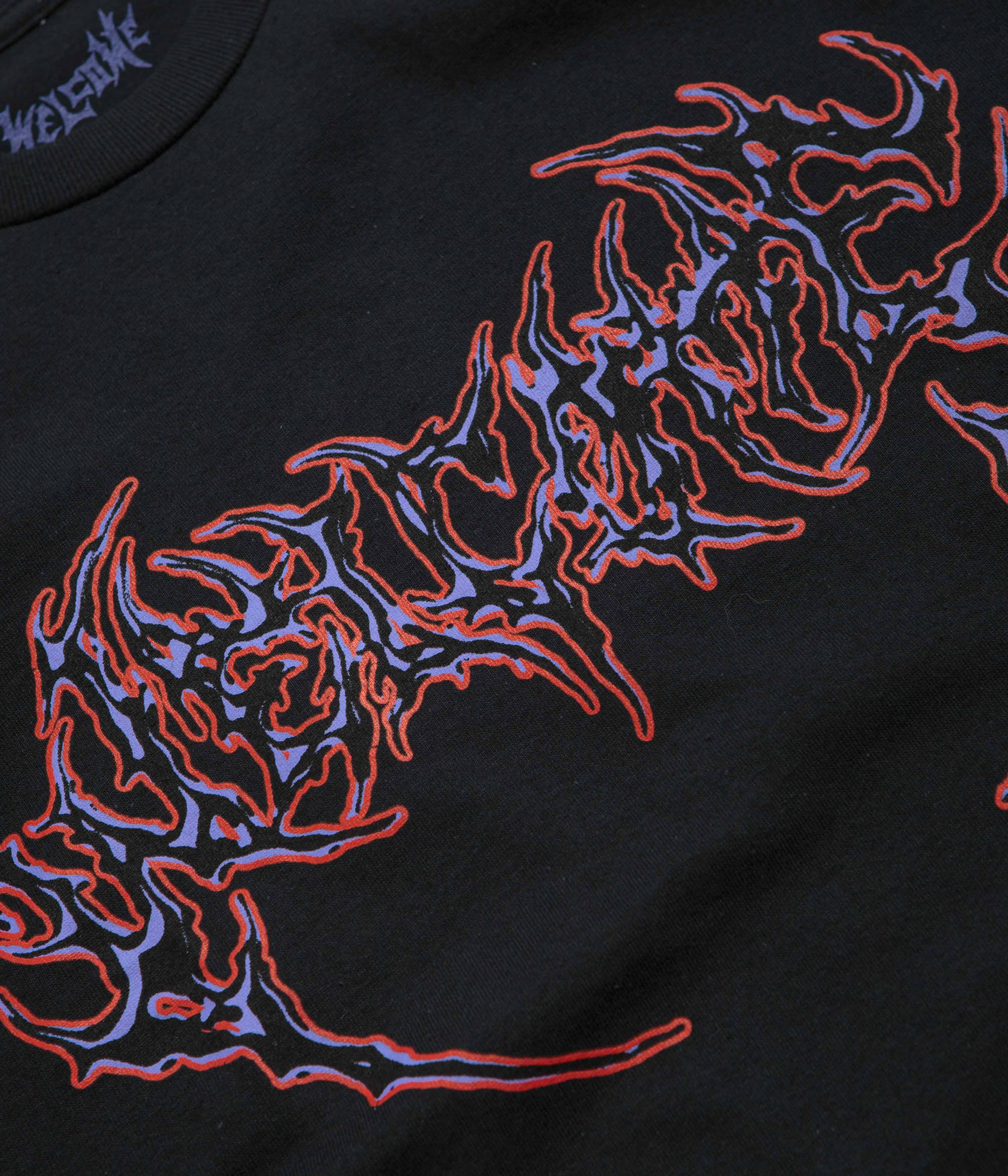 Welcome Fang T-Shirt - Black / Purple / Red - Image 3