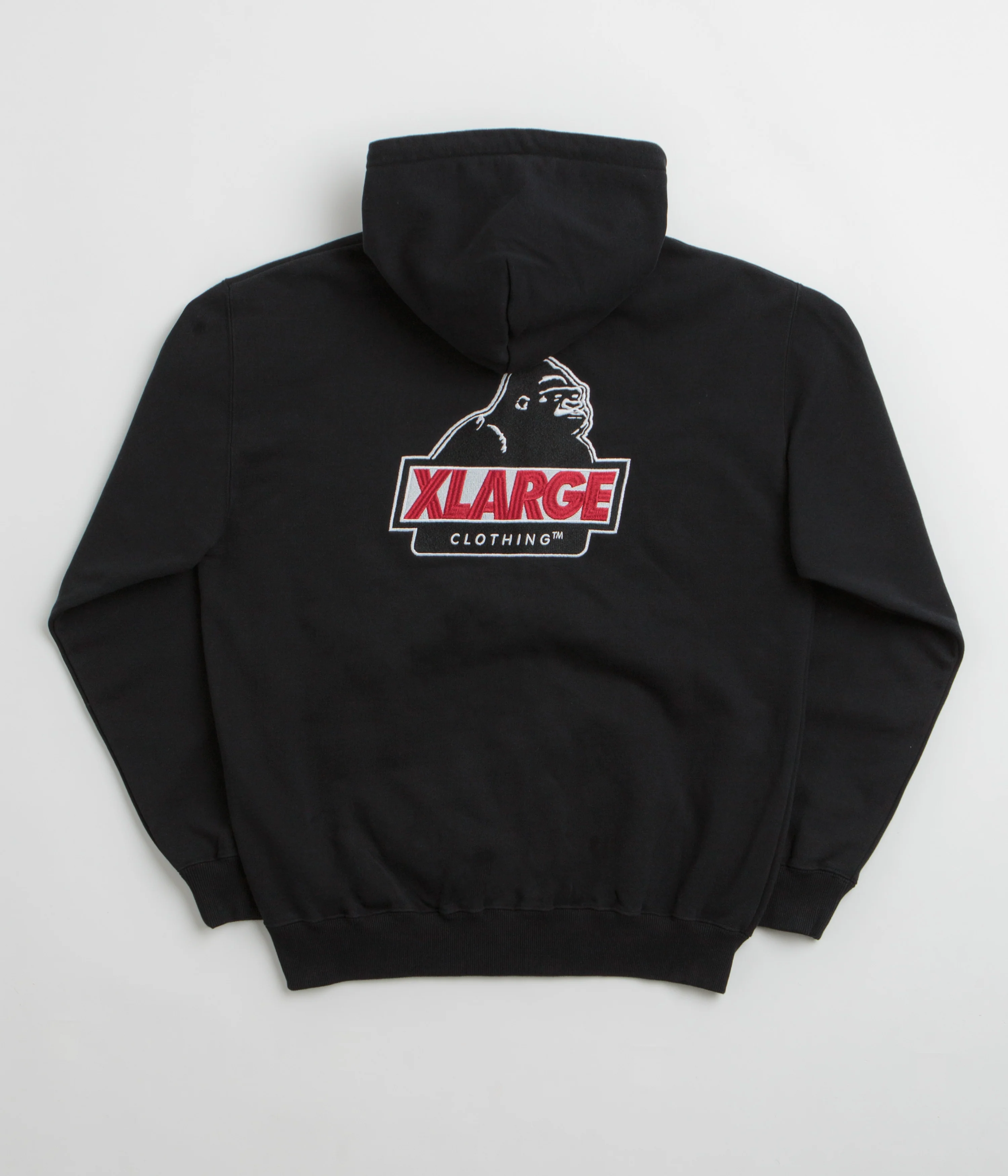 XLarge Slanted OG Full Zip Hoodie - Black / Black - Image 2