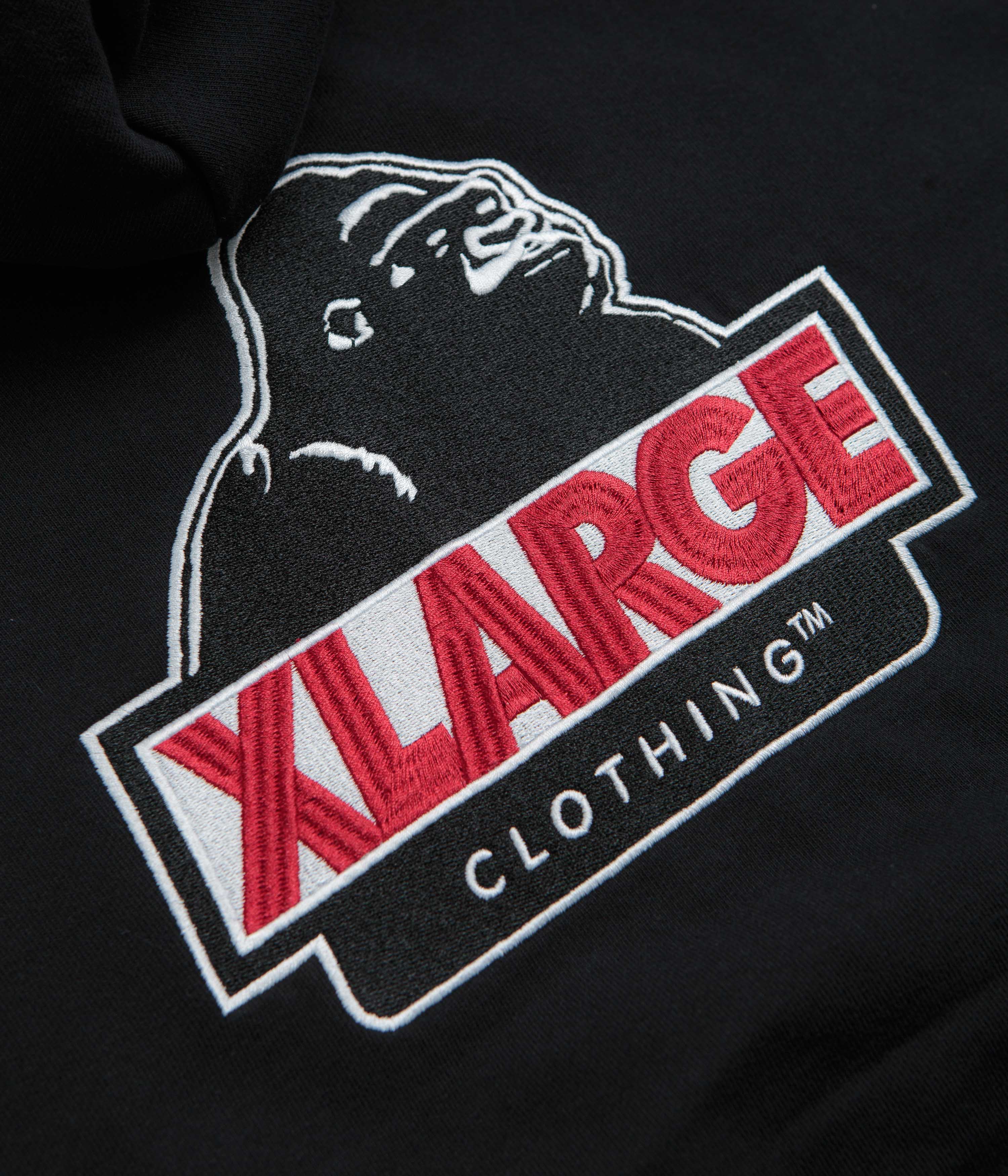 XLarge Slanted OG Full Zip Hoodie - Black / Black - Image 6