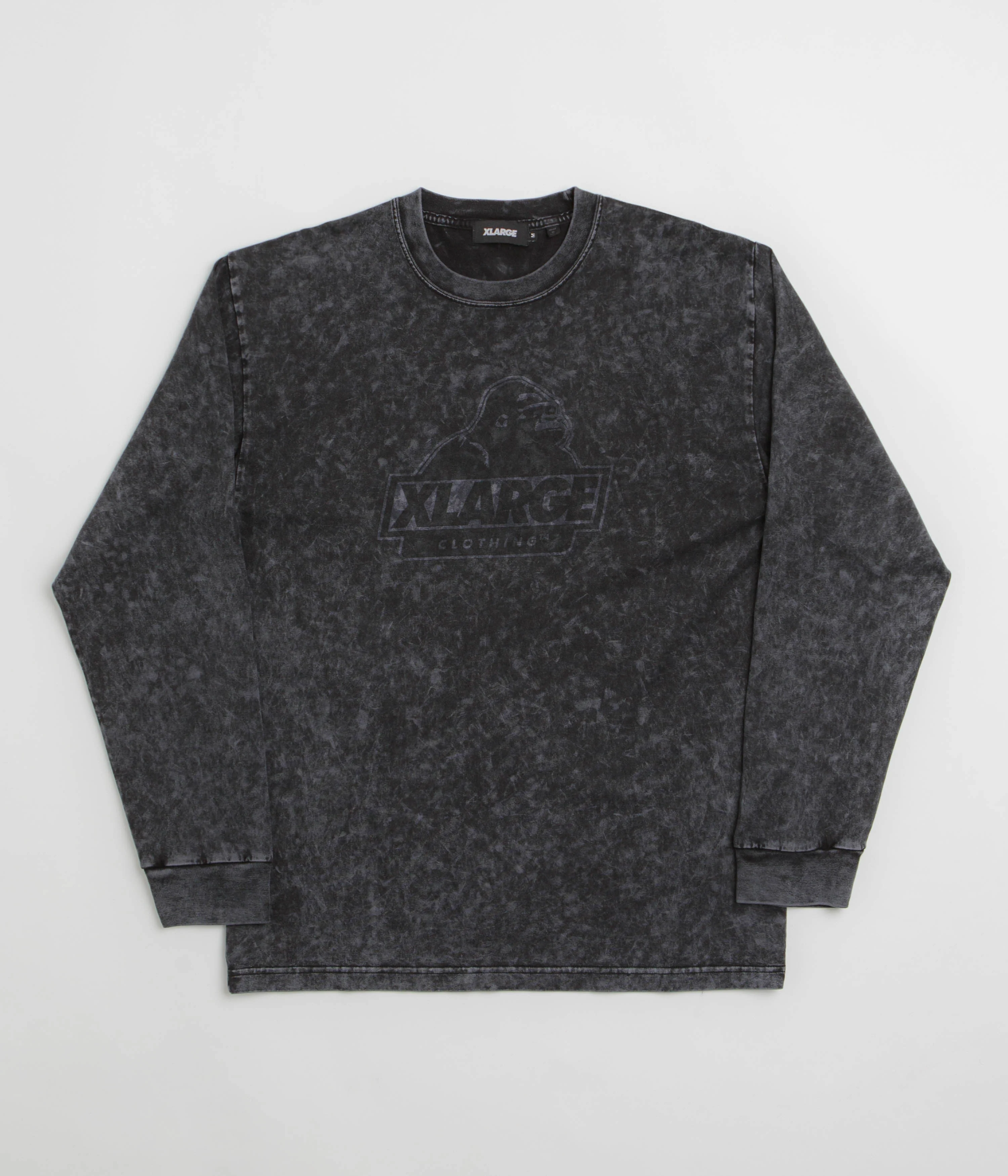 XLarge Slanted OG Long Sleeve T-Shirt - Black Chemical Wash