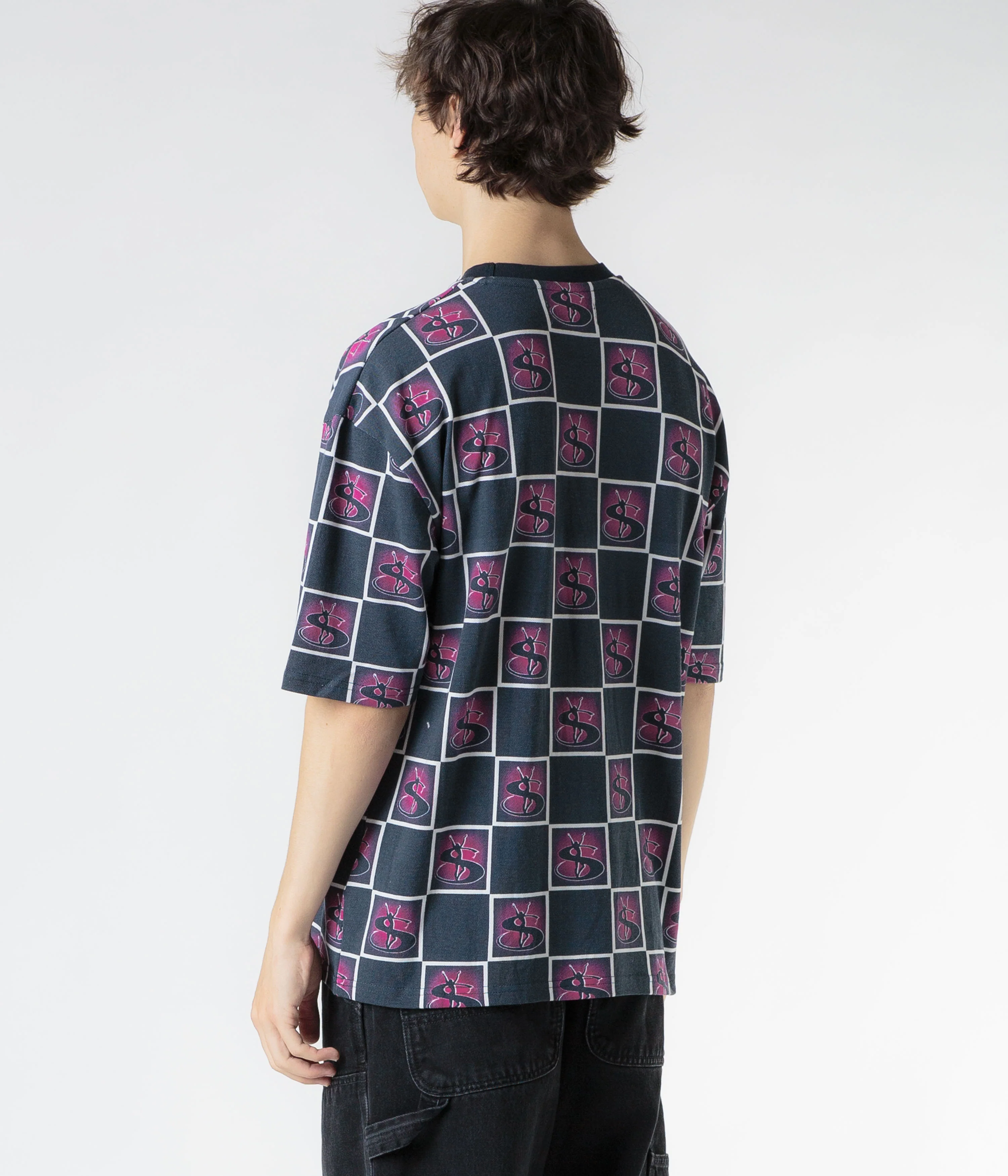 Yardsale Bellagio Pique T-Shirt - Black - Image 6